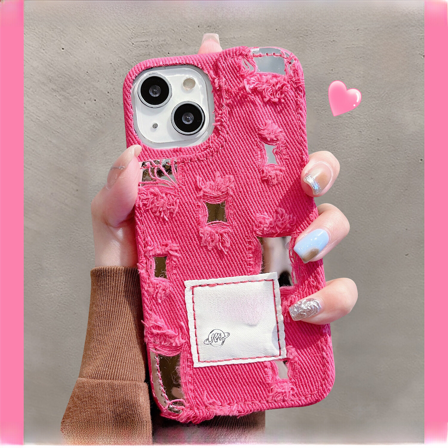 スマホケース｜デニム製・iPhoneシリーズ・おしゃれ・実用・落下防止|undefined