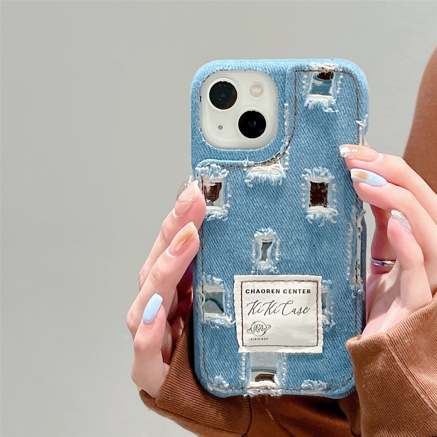 スマホケース｜デニム製・iPhoneシリーズ・おしゃれ・実用・落下防止|undefined