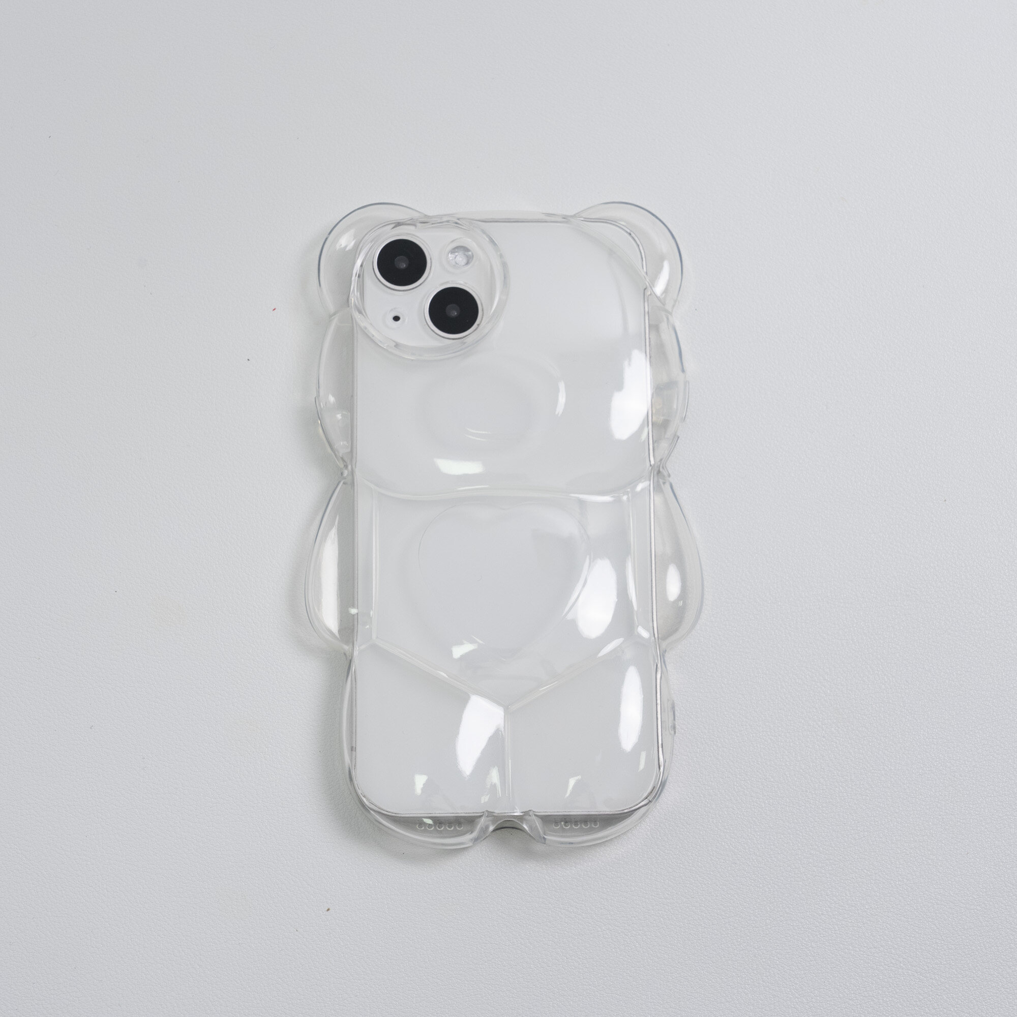 女性向け・可愛いくまちゃん」 小熊形クリアiPhone対応