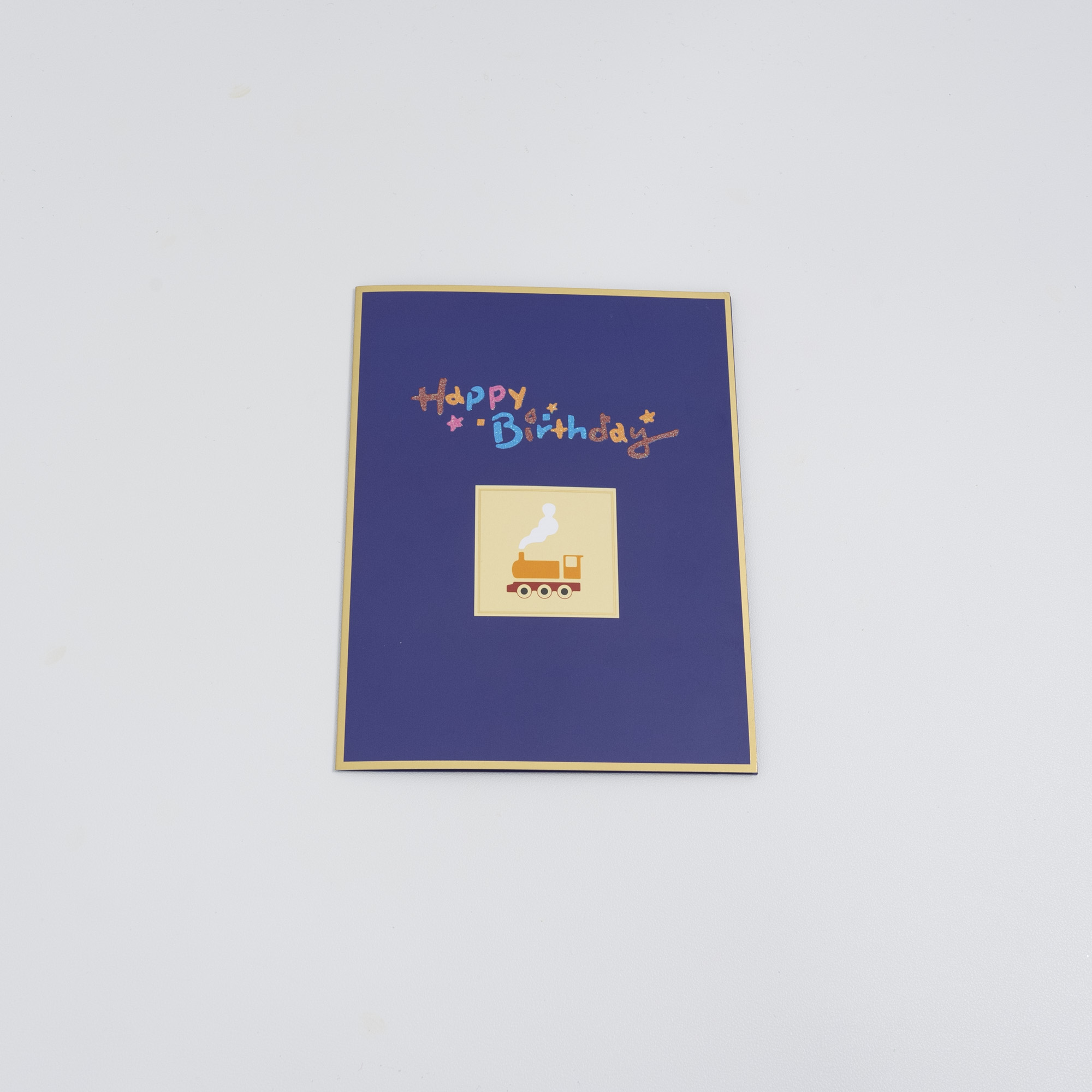 『バースデーカード』列車のポップアップカード｜封筒・メッセージカード付、男の子の誕生日に最適|undefined
