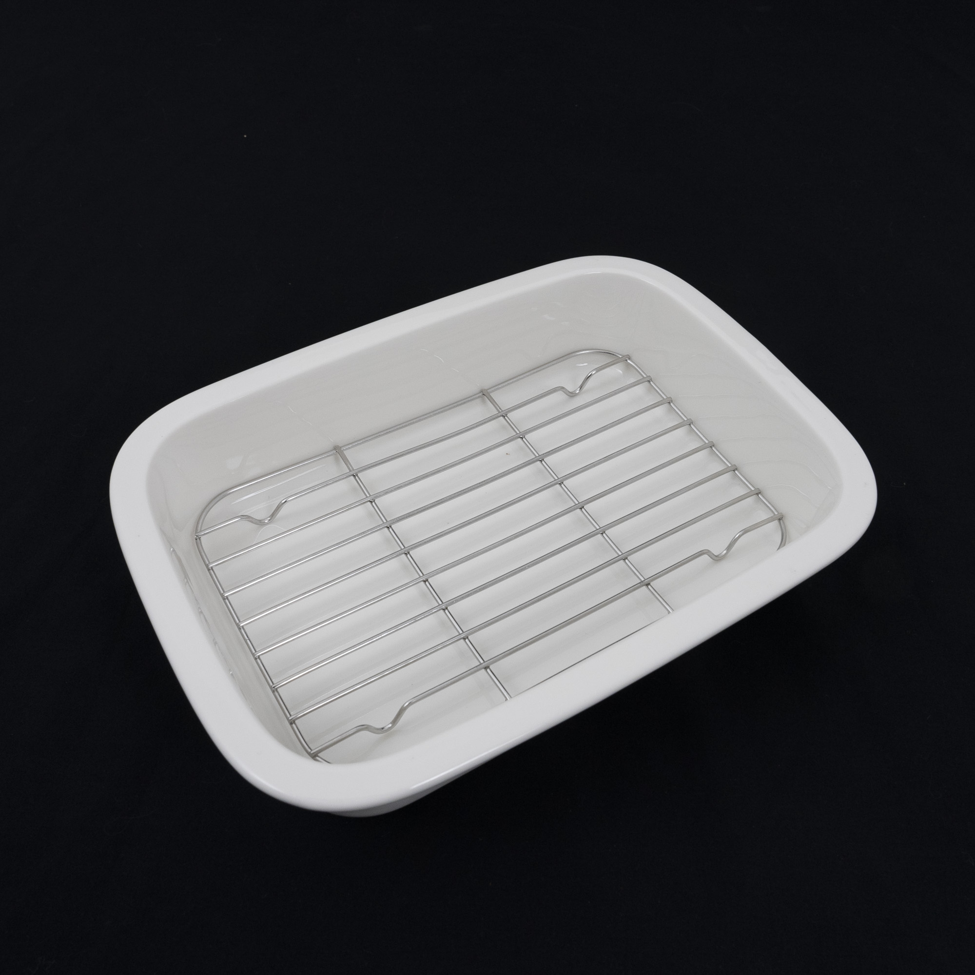 【オーブン・レンジ対応可能】白い方形セラミック製お皿｜シンプルで美しい～|undefined