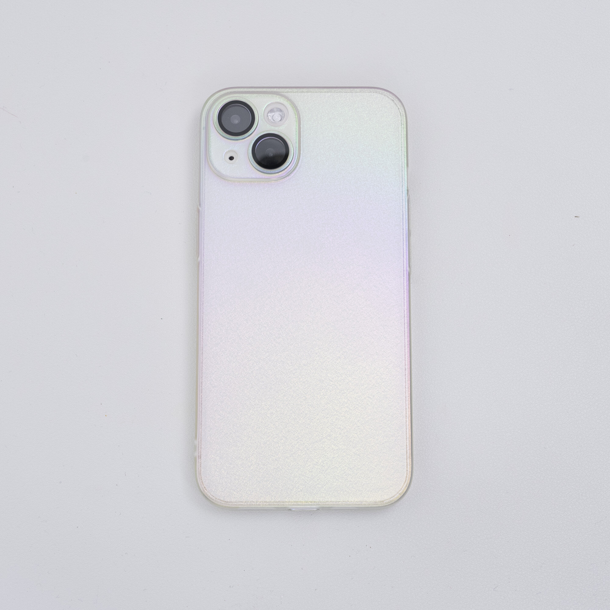 「透明なグラデーション色」 クリアハードiPhone対応スマホケース （14も対応） ｜スタイリッシュ風　ファッションと最適|undefined
