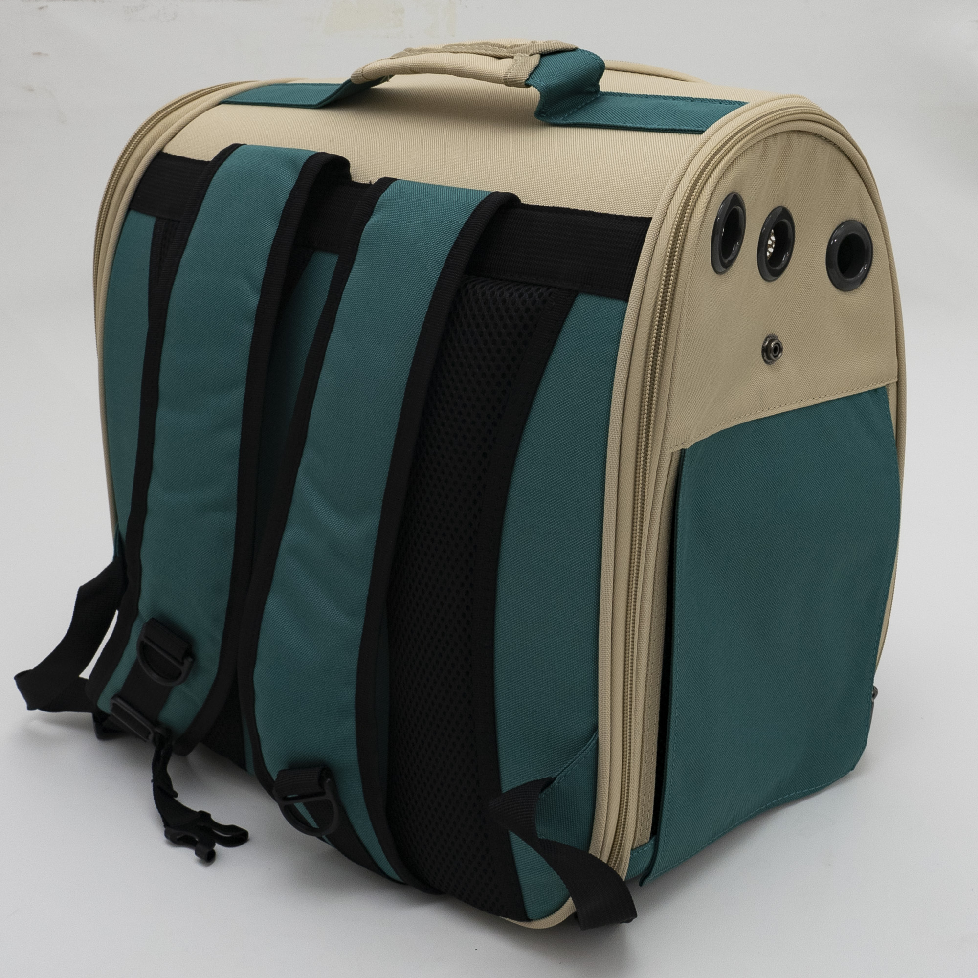 ペット用キャリーバッグ｜底が安定していて、出入りが便利で、空気の流通、空間が適当で、他に二つのポケットに小物が収納できますよ❣|undefined
