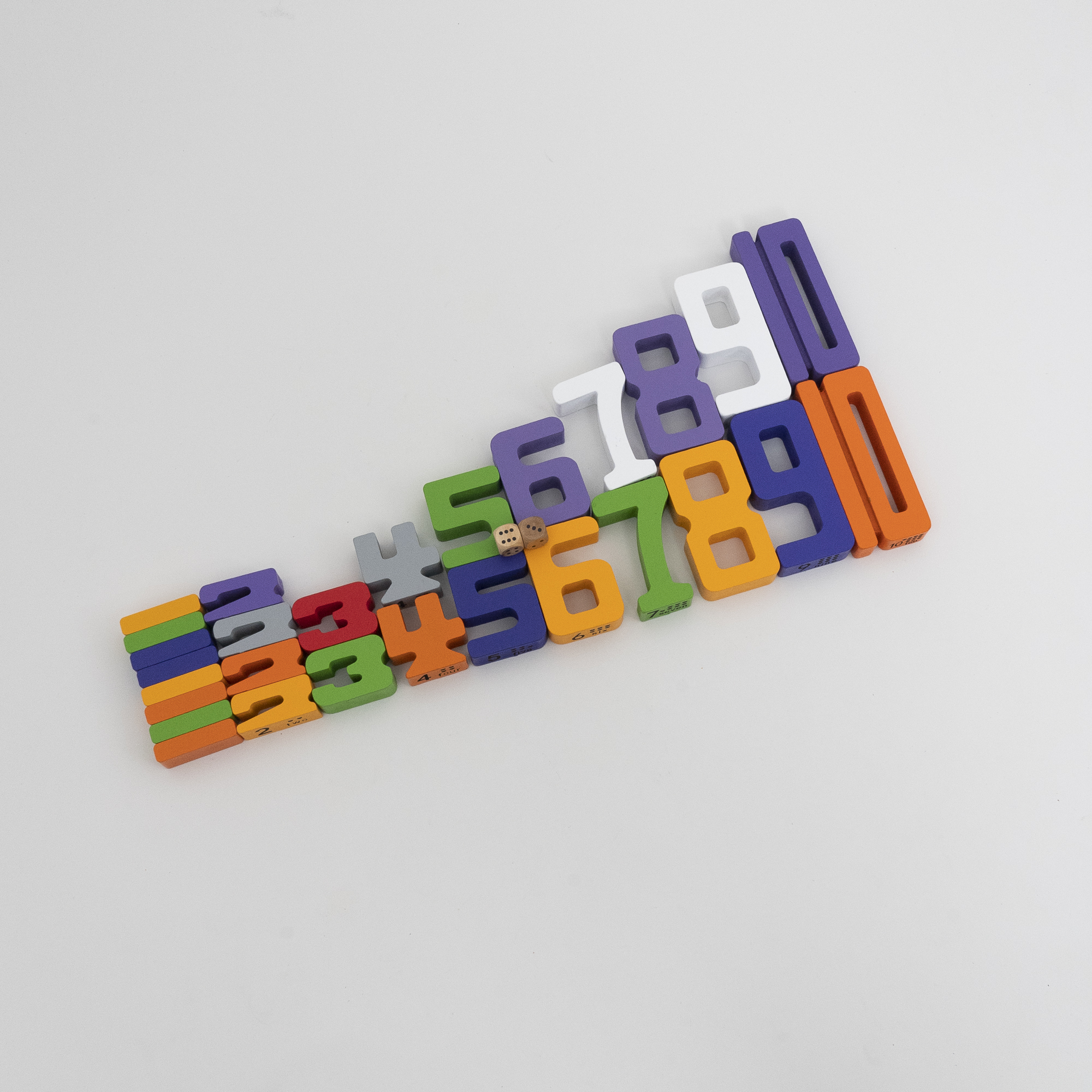 『知育おもちゃ』モンテッソーリ 数字　木製積み木｜指先を使う練習や集中力を身に着けるに役立つ|undefined