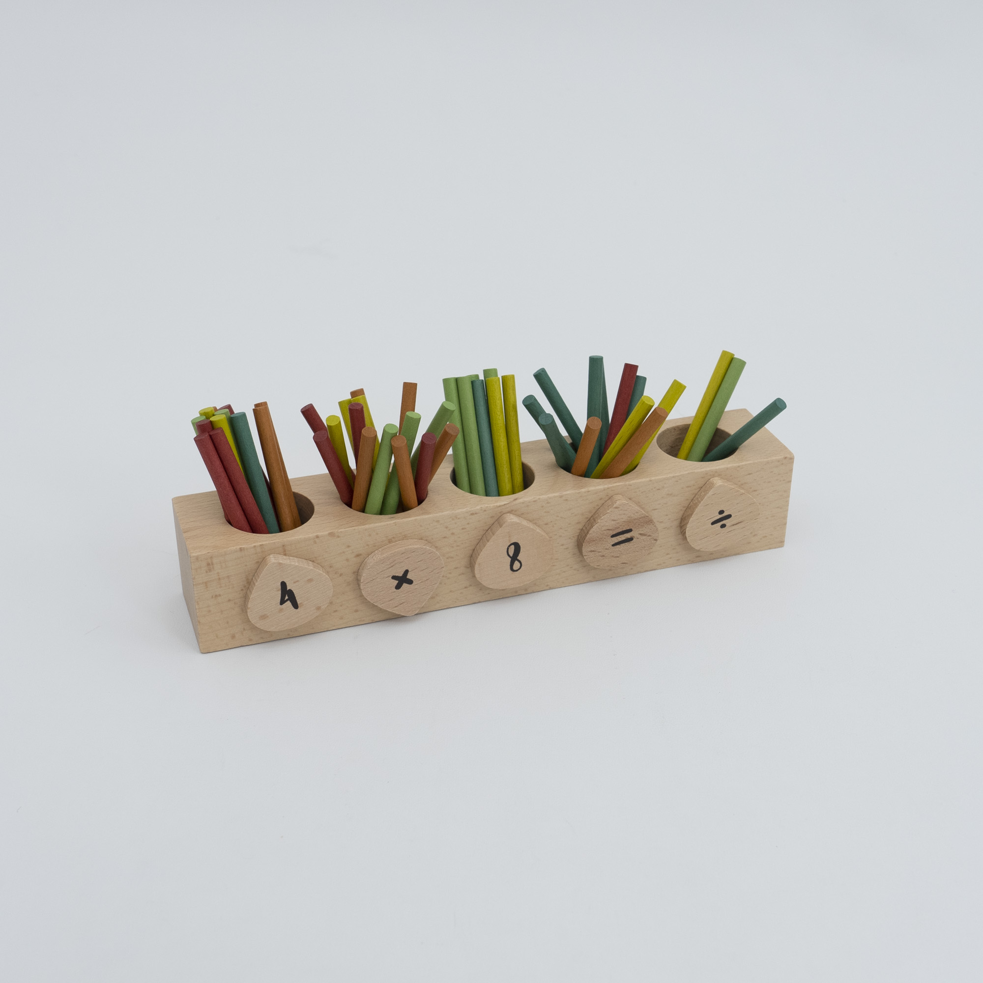 木製 モンテッソーリ数学教具｜遊びながら 楽しく数える練習ができる|undefined