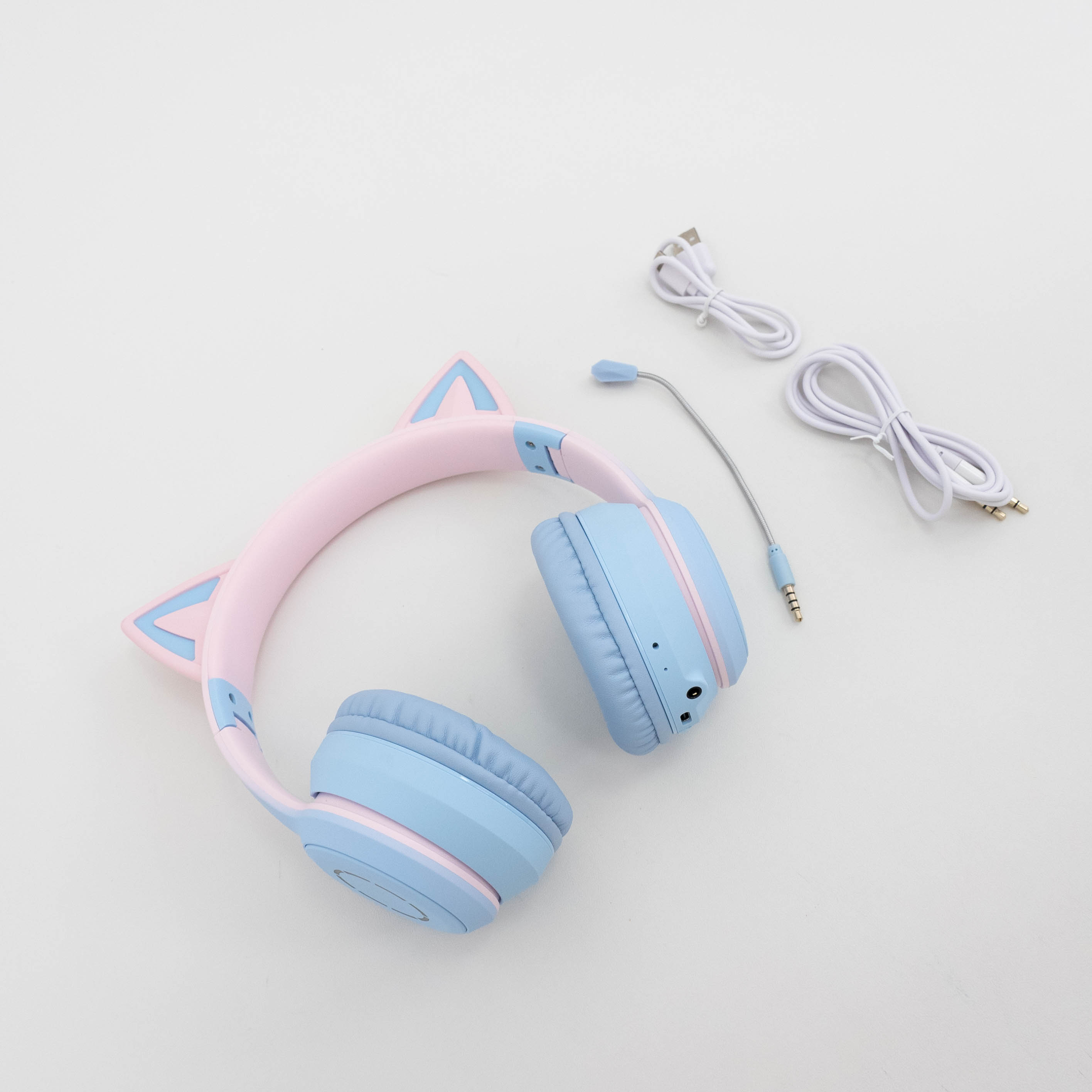 ネコ耳ヘッドフォン　 bluetooth　 可愛い ゲーミングヘッドセット |undefined