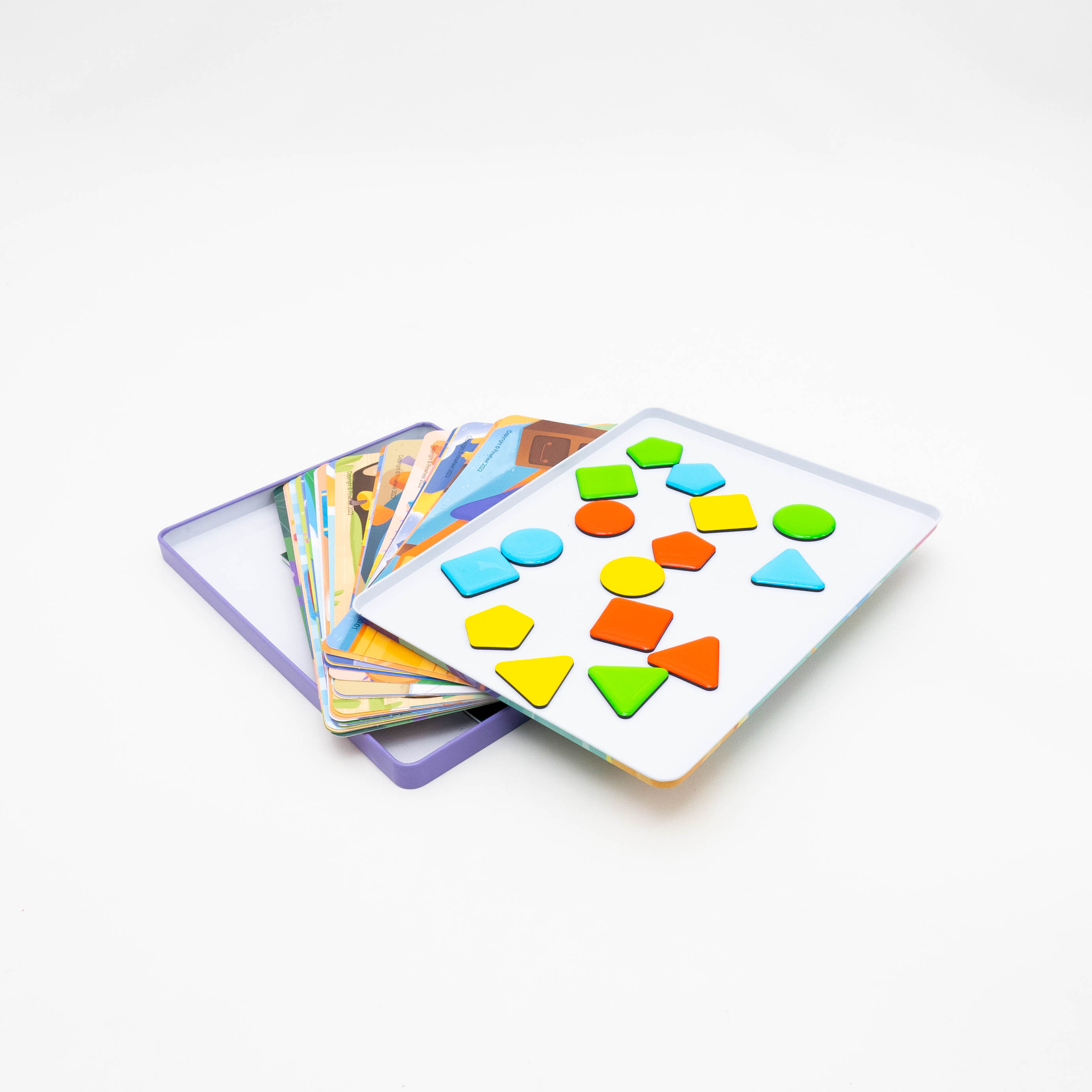 『知育おもちゃ』マグネット式 形合わせマッチングパズル｜色と形の認識訓練をこのゲームから始まりましょう！|undefined