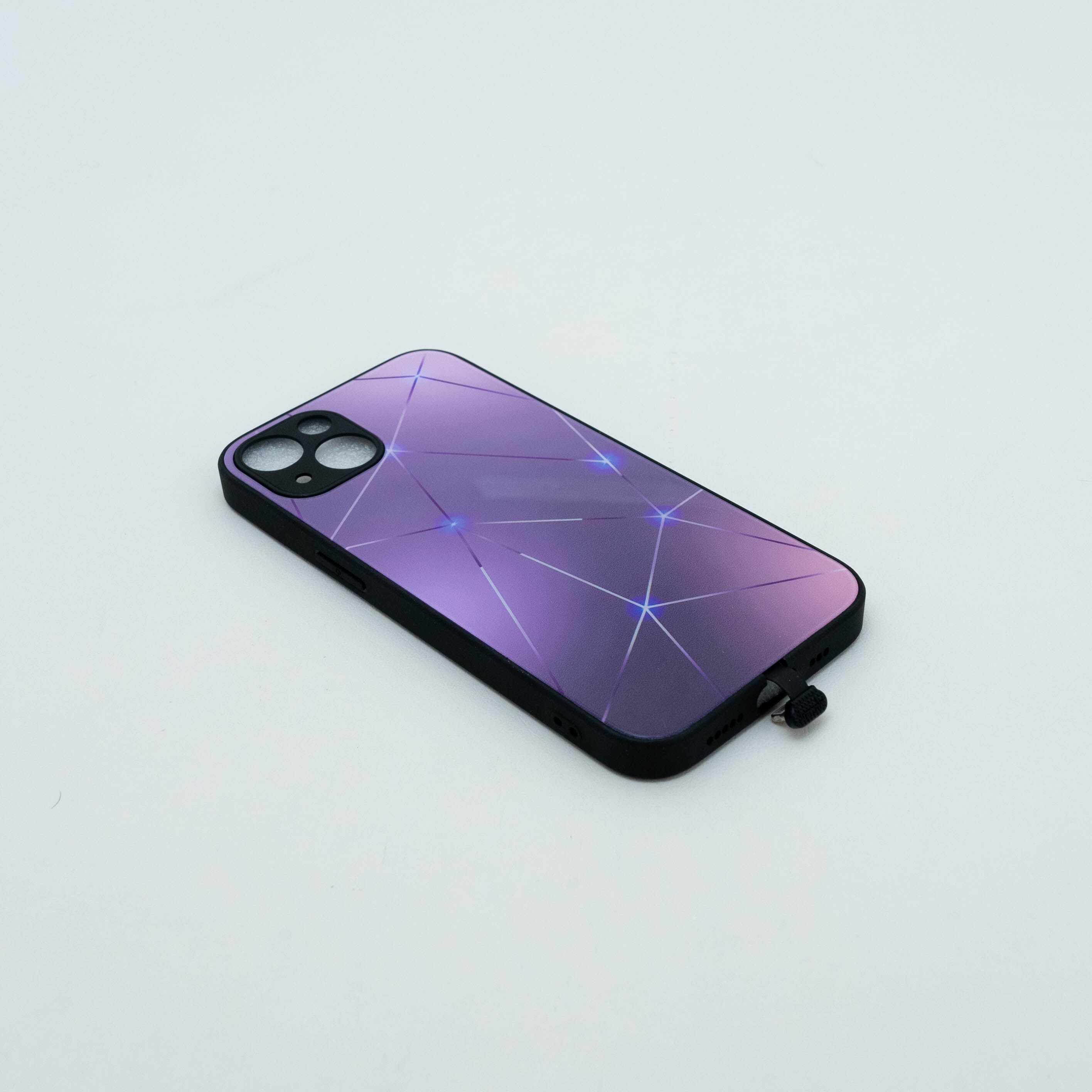 暗夜紫極光・iPhone14対応・発光・13流行ブランド・14Pro全面保護・12人気女性・Plus11個性・XRクリエイティブ・XS男性・8セット|undefined