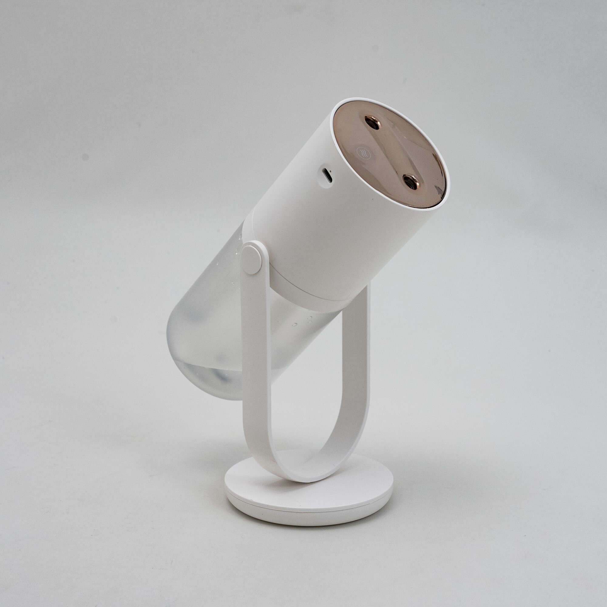 角度調節できるダブルノズル・ワイヤレス加湿器｜1台で2台の加湿量＆LEDライト付きで夜でもOK！|undefined