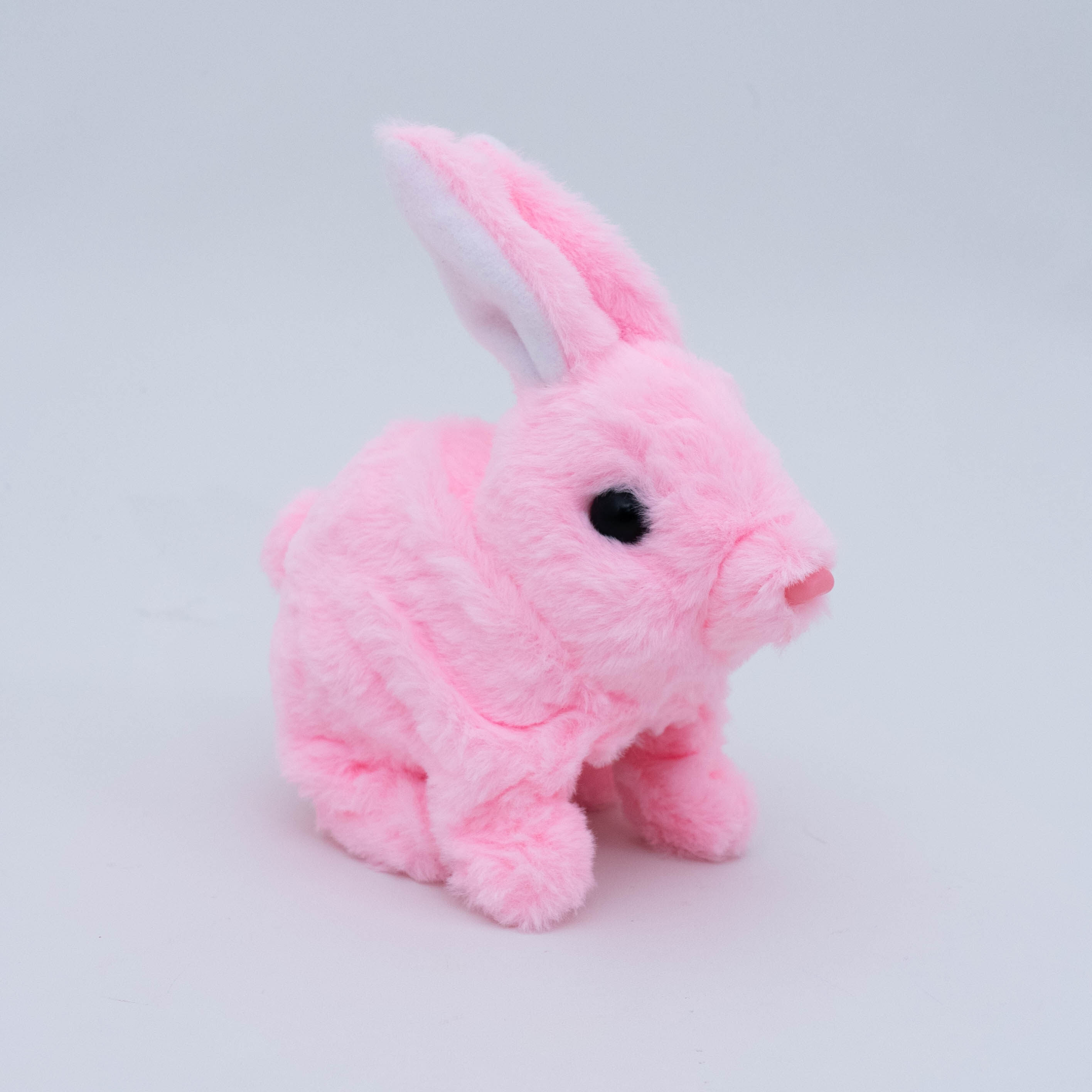 『おすすめぬいぐるみ』ウサギ電動おもちゃ｜ぴょんぴょん跳ねるウサギ、可愛いすぎ！ホワイト・ピンク2色あり、最高の子供お誕生日プレゼント！|undefined