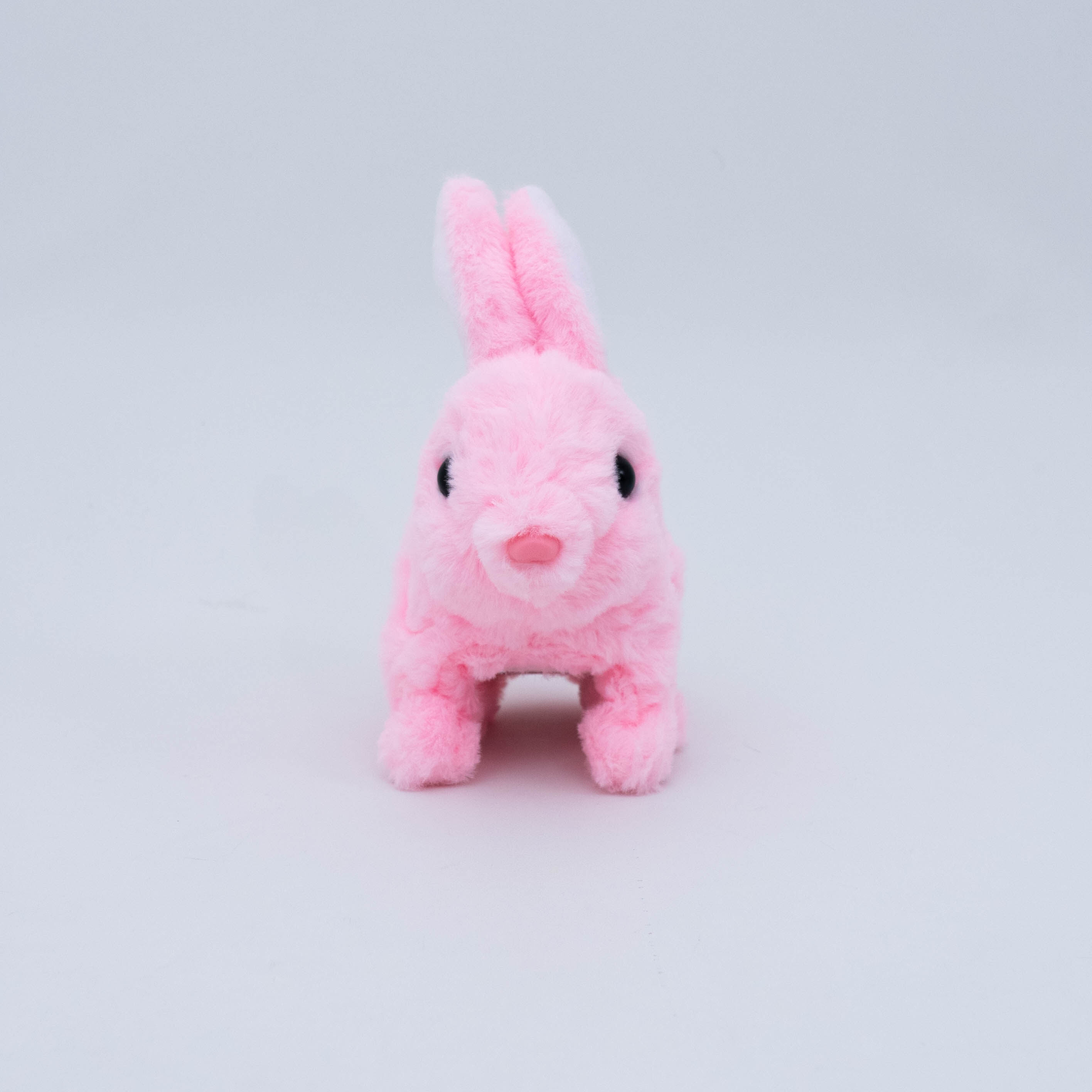 『おすすめぬいぐるみ』ウサギ電動おもちゃ｜ぴょんぴょん跳ねるウサギ、可愛いすぎ！ホワイト・ピンク2色あり、最高の子供お誕生日プレゼント！|undefined