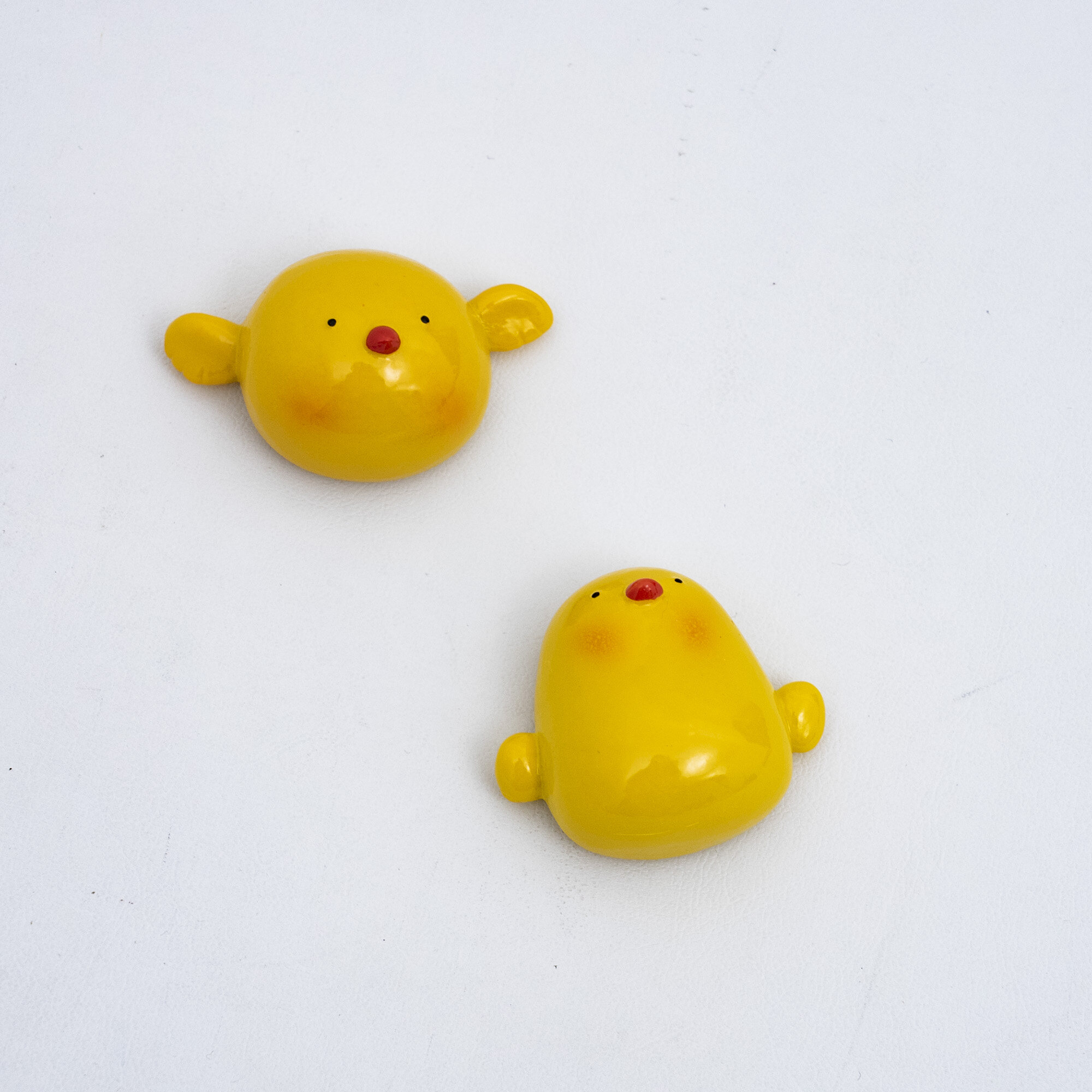 冷蔵庫マグネット ひよこの４羽セット｜ 3D立体デザイン可愛いマグネット 冷蔵庫/地図に最適 |undefined