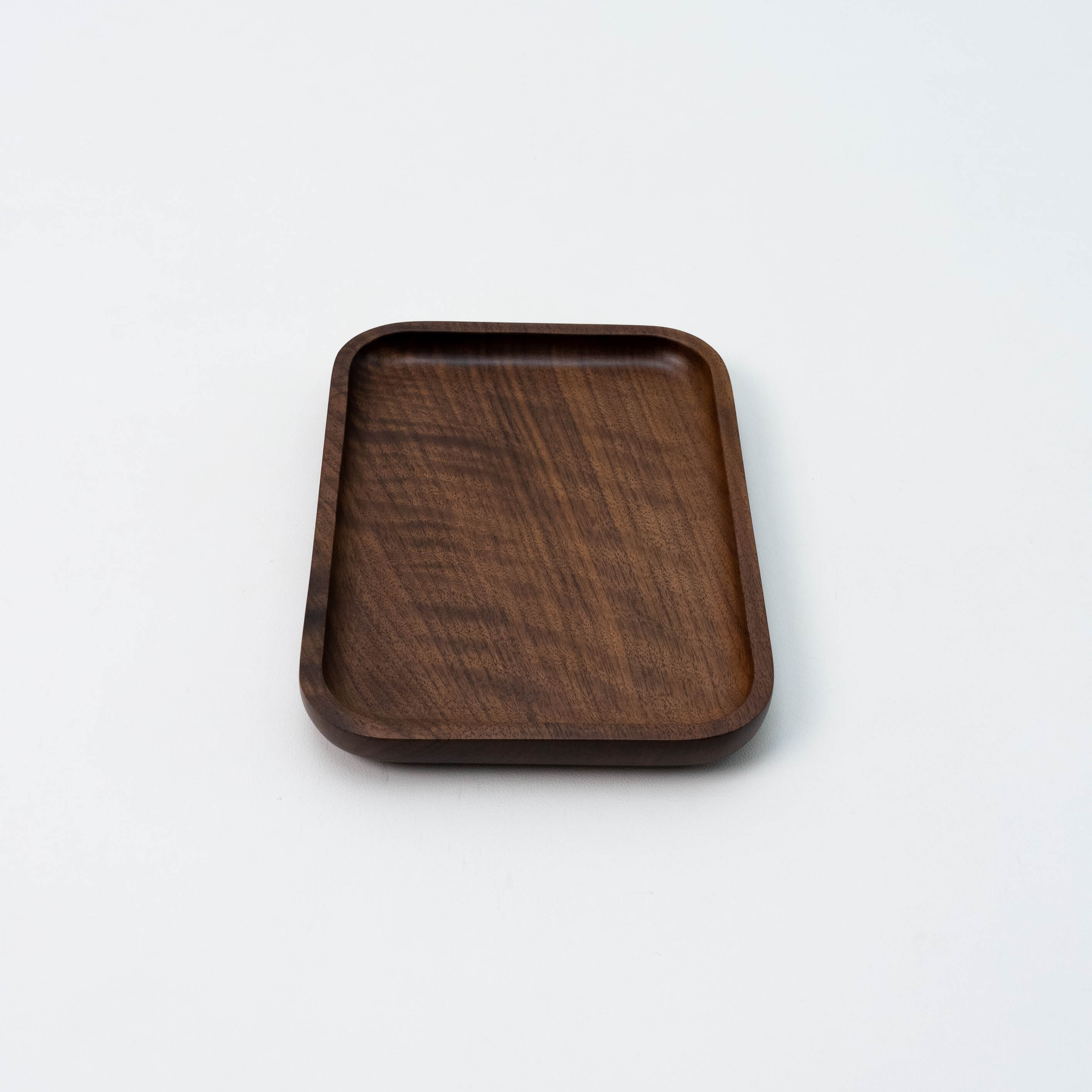 千鶴北米ウォールナット長皿角皿無垢木トレイ食器トレイコーヒーデザートプレートフルーツトレイ|undefined