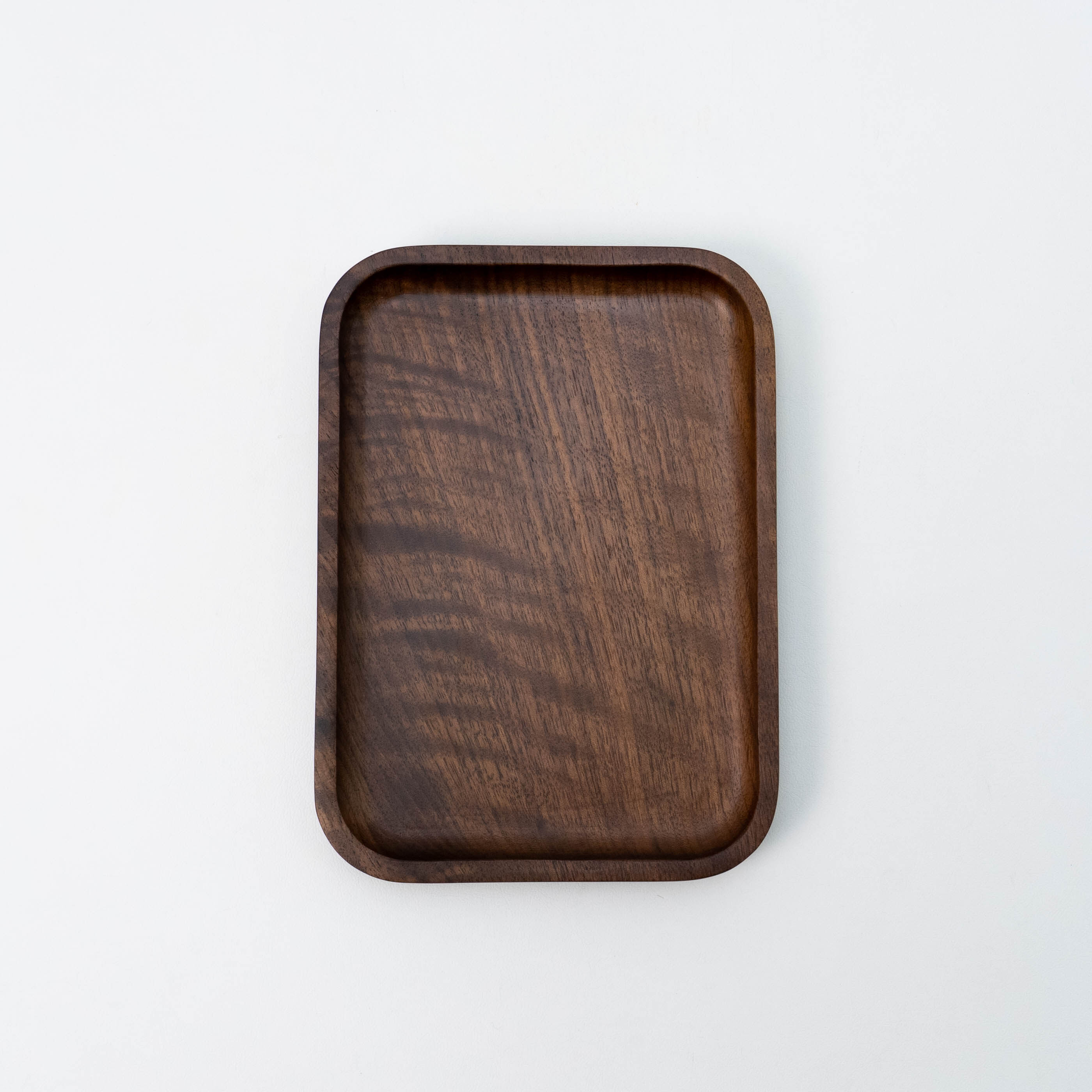 千鶴北米ウォールナット長皿角皿無垢木トレイ食器トレイコーヒーデザートプレートフルーツトレイ|undefined