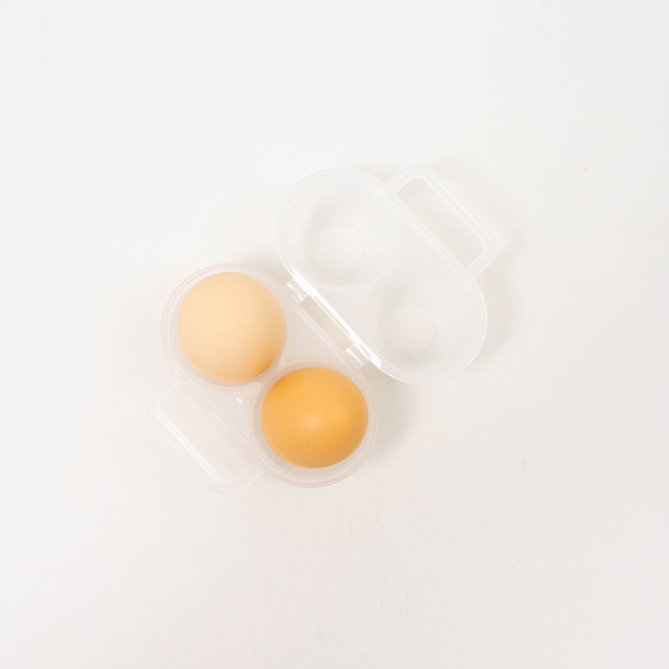 アウトドア・卵ケース｜ハイキング・ポータブル ミニ プラスチック製・ 折りたたみ可能・2卵・耐衝撃性 携帯用 キャリアケース|undefined