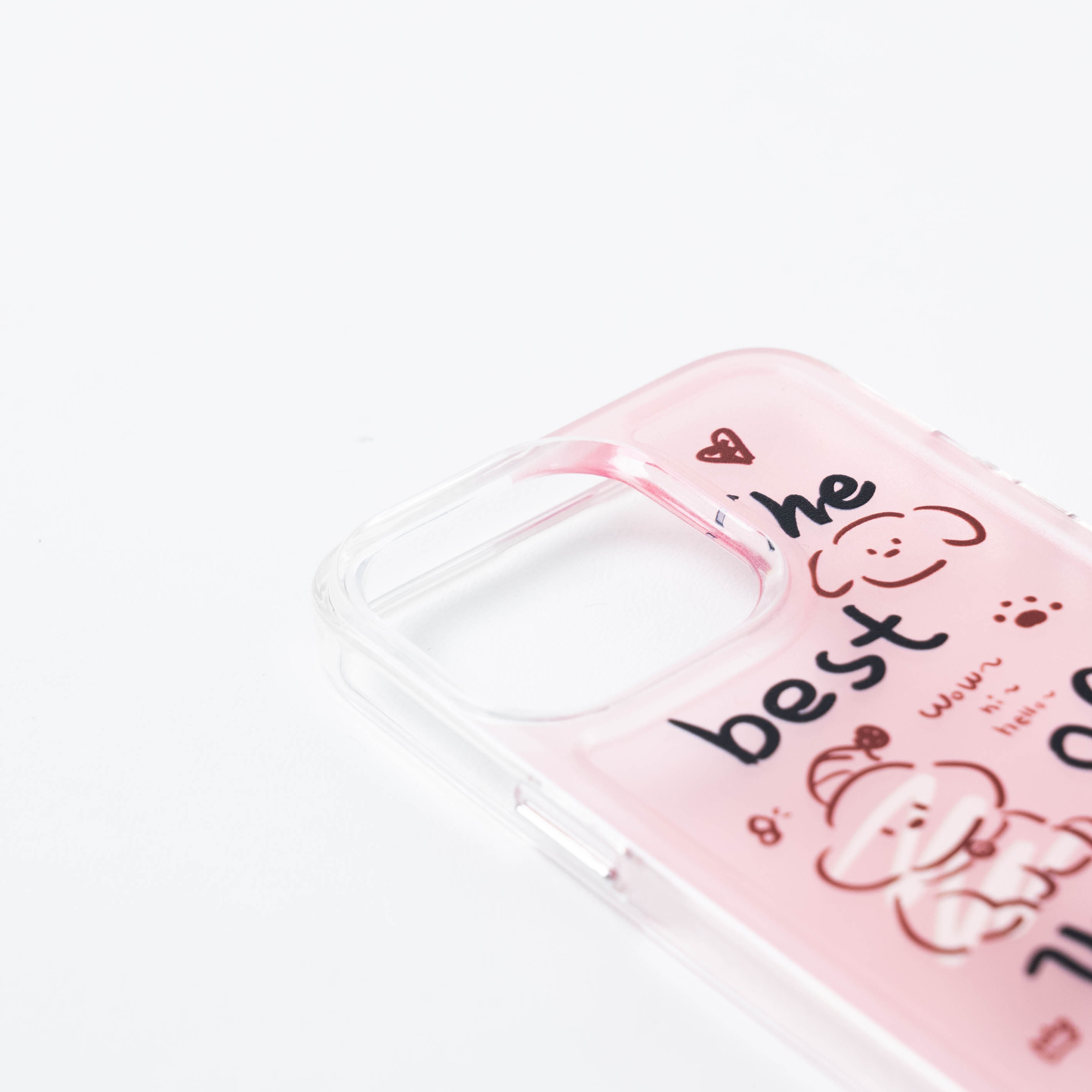 グラフィティいぬスマホケース｜透明なケース、外観がかわいい|undefined