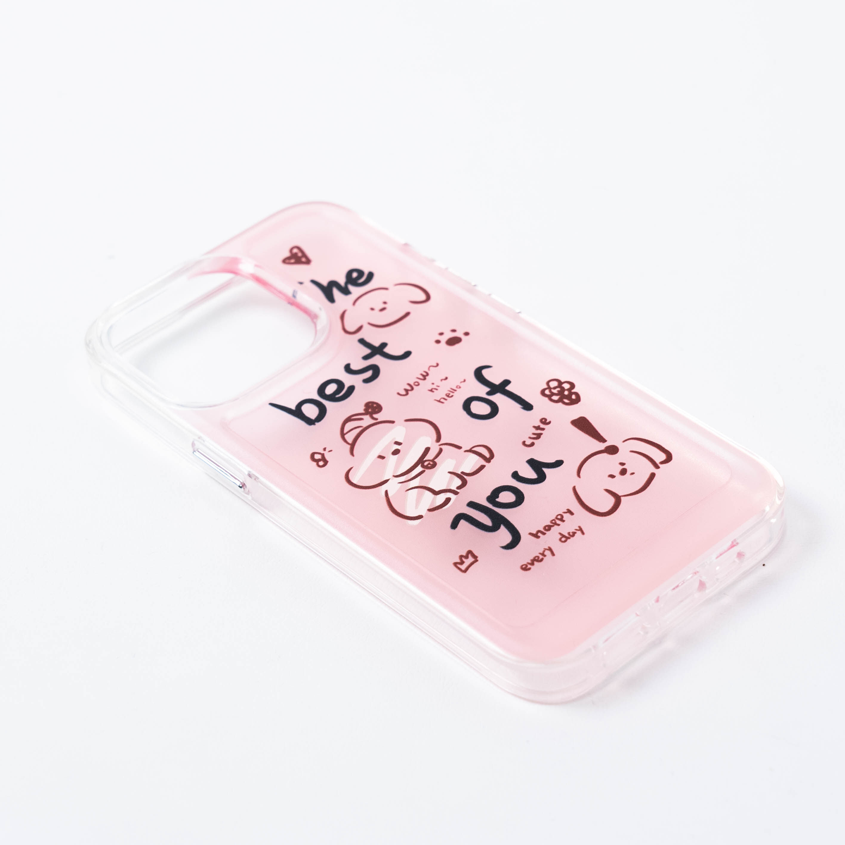グラフィティいぬスマホケース｜透明なケース、外観がかわいい|undefined