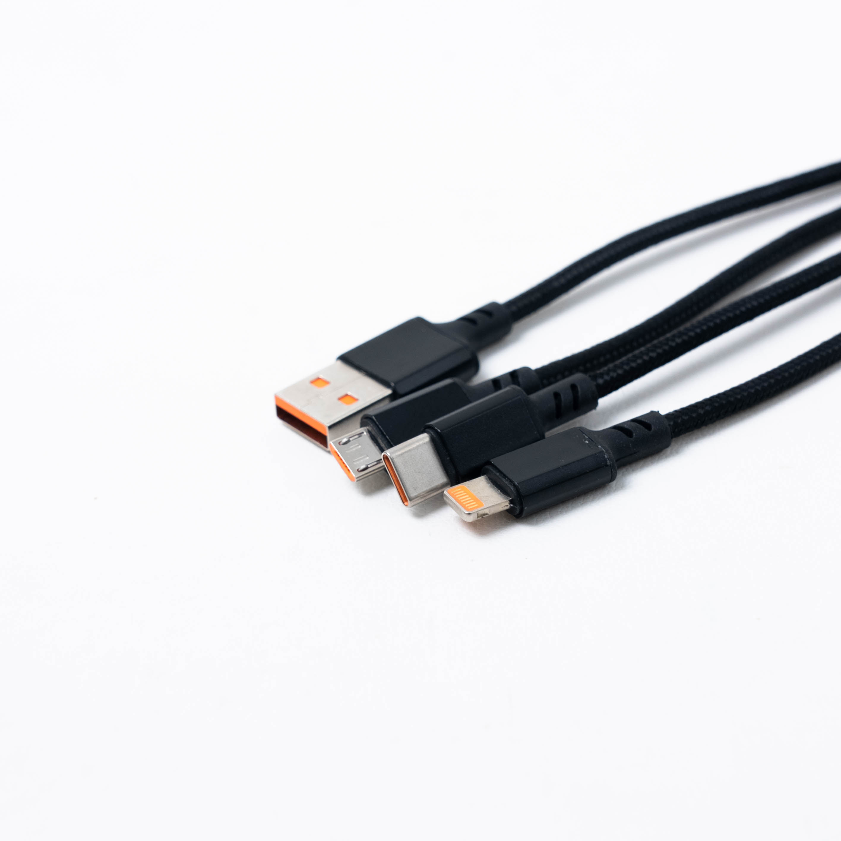 3in1 急速充電ケーブル Tpye-c/Lightning/Mireo USB対応丨一本でほぼすべでデバイスに対応.。ご注意：★PD非対応★京セラ、Sharp、Googleのスマホに適用かねすま|undefined