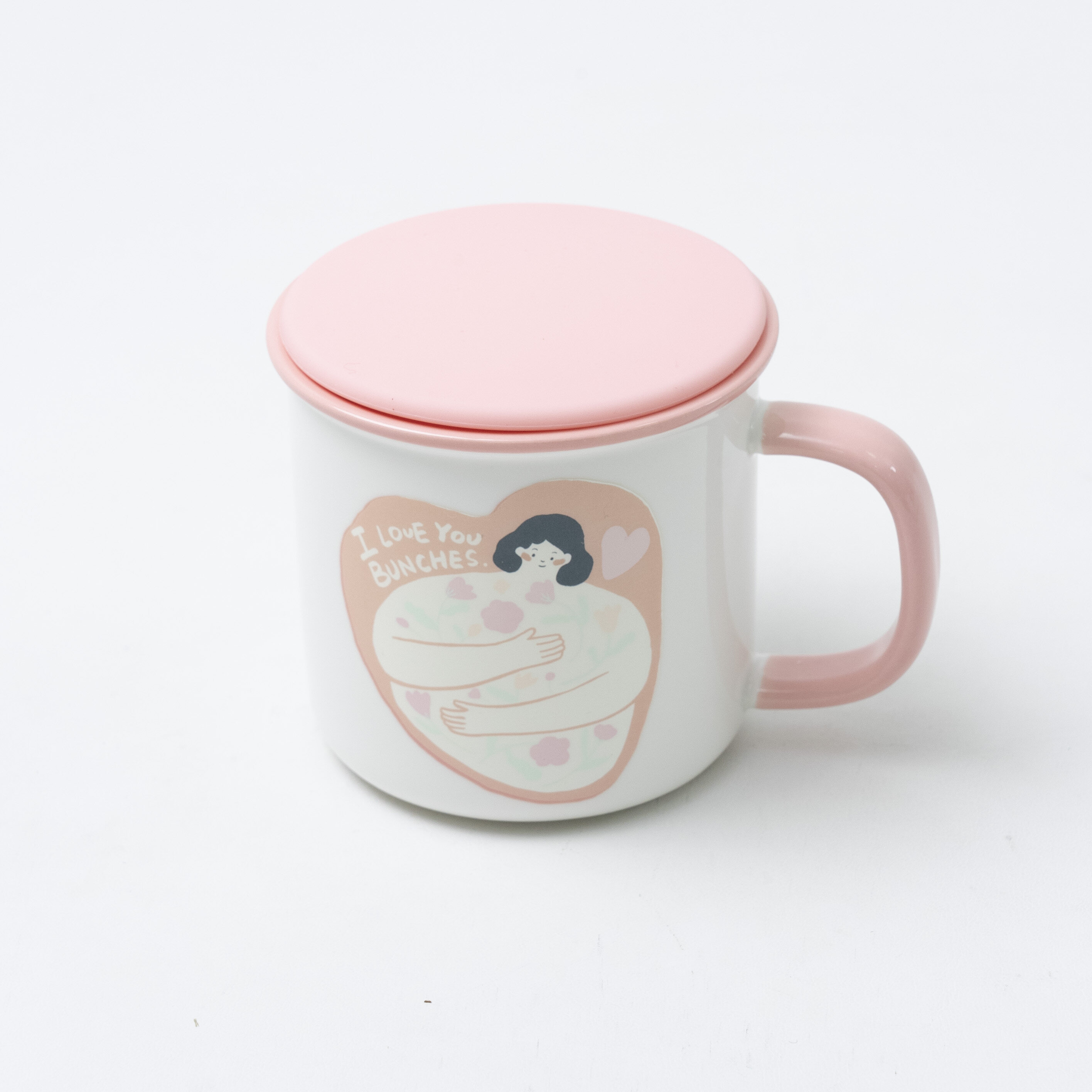 【樹可】蓋つき水温度で色が変わるマグカップ（ピンク400ml）｜ 琺瑯製 母の日 プレゼント推薦|undefined