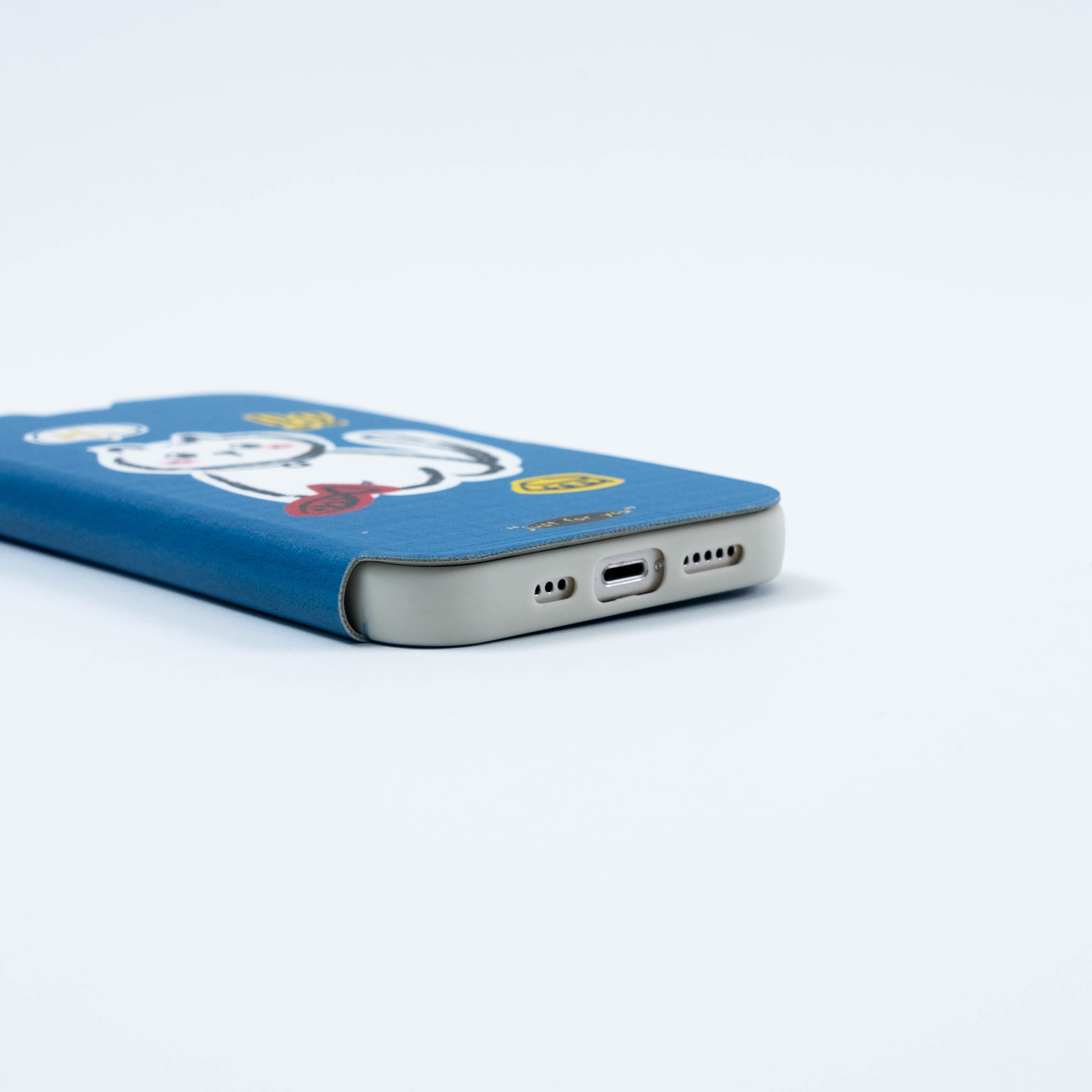手帳型 白猫 iPhoneケース カード入れなし丨かわいい手帳型ケース☆プレゼントなどにも最適！|undefined