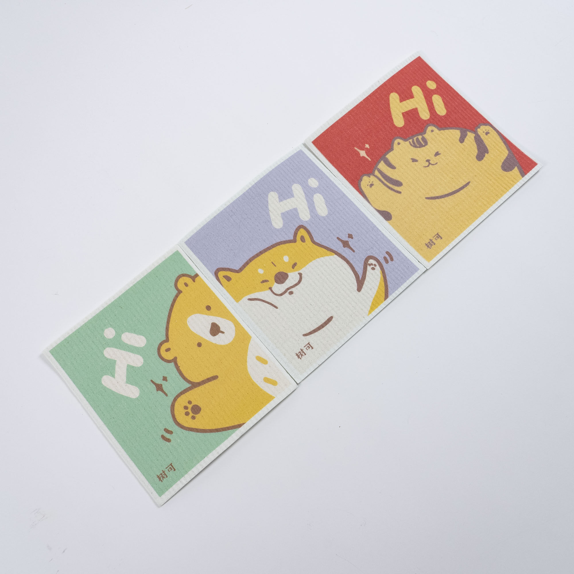 【樹可】かわいいお掃除スポンジ | 水を吸うと大きくて柔らかくなり、とても興味深いです。|undefined