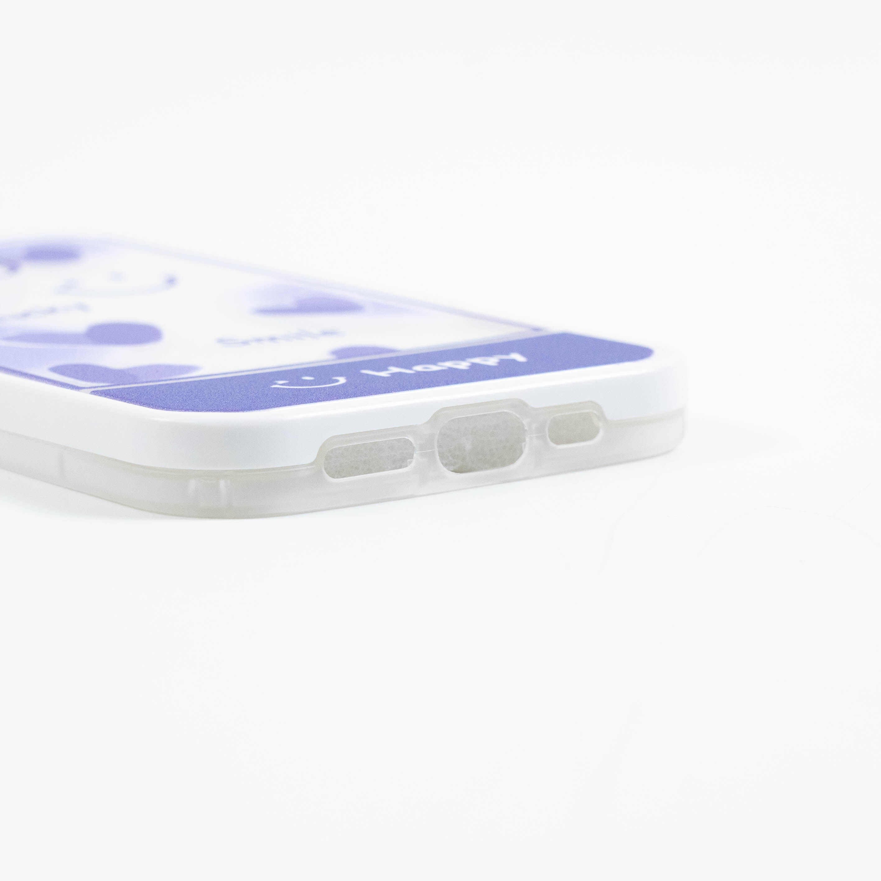 「春の新生活」スマホスタンド付きiPhoneケース｜レークブルーとハート模様を組み合わせて、清新なスタイル|undefined
