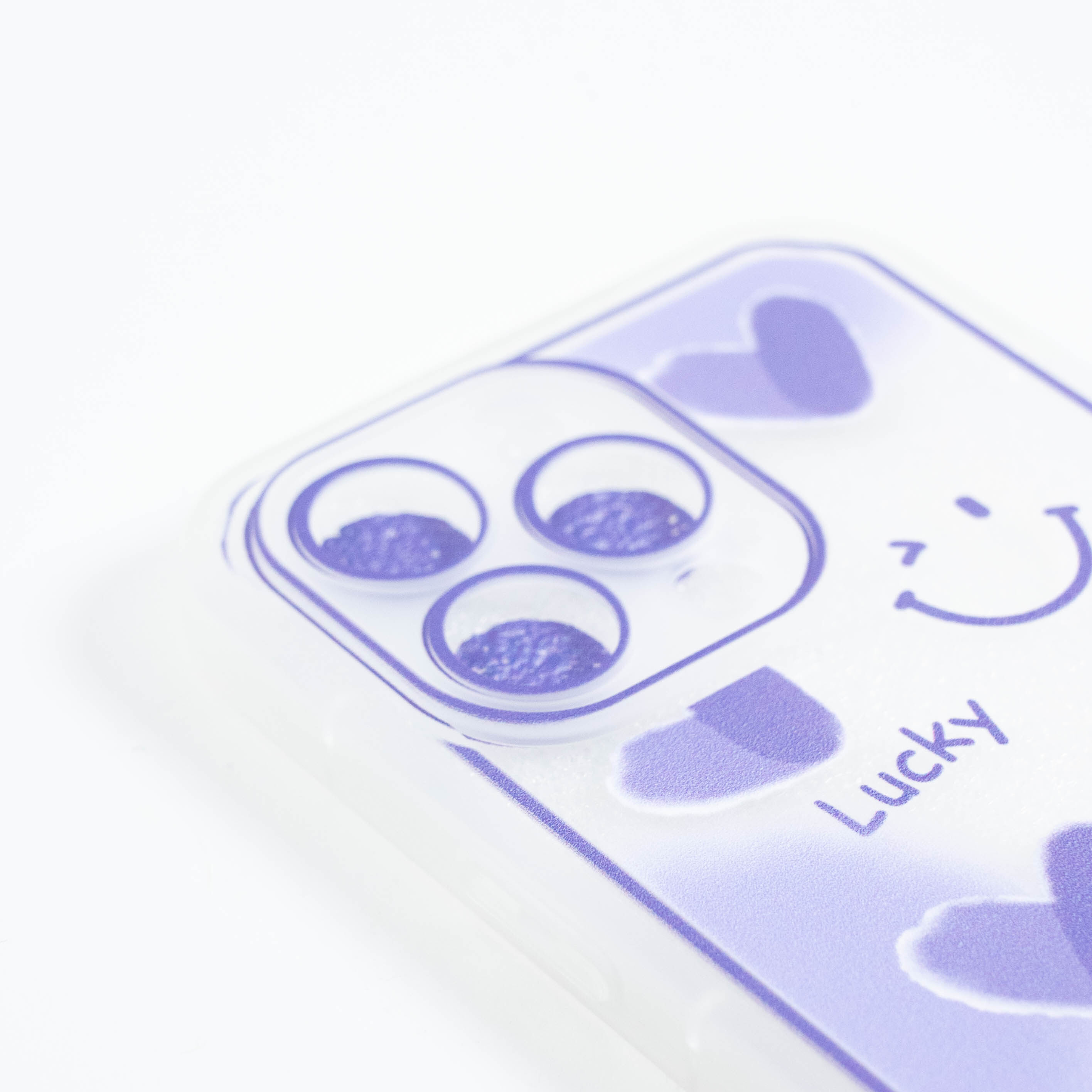 「春の新生活」スマホスタンド付きiPhoneケース｜レークブルーとハート模様を組み合わせて、清新なスタイル|undefined