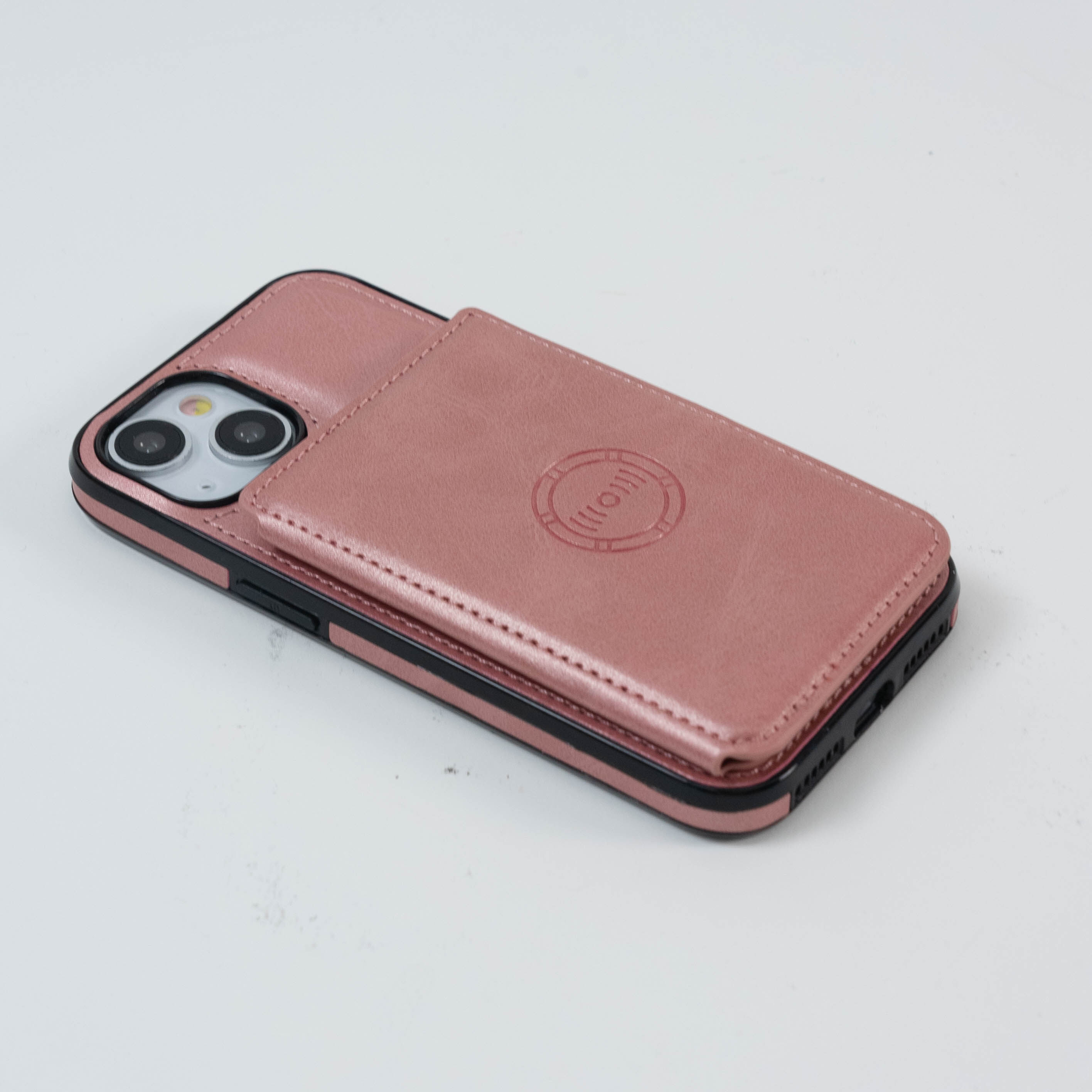 「多機能」レザー質感iPhoneケース｜折り畳み式カード入れが付き、スマホホルダーとして使用可能|undefined