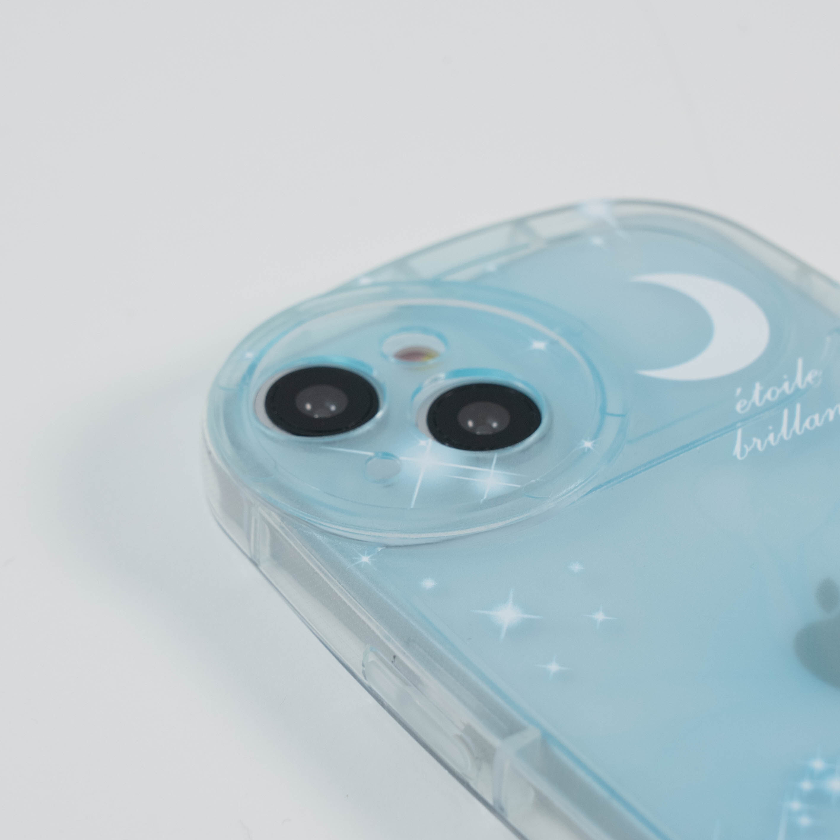 耐衝撃性 フレーム強化 星空スマホケース丨月と星の光を研ぎ澄ます夜空をデザイン|undefined