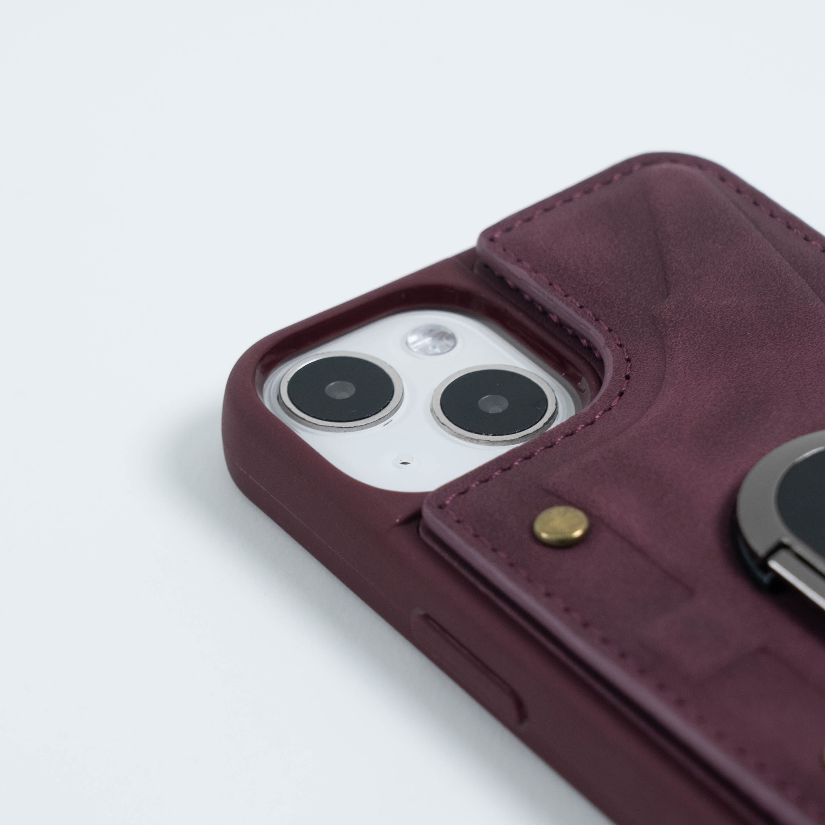カード収納可能、スマホリング付き スマホケース丨スタイリッシュかつカジュアルなデザイン|undefined