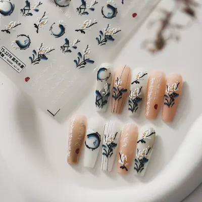 TENSOR NAIL ネイルステッカー｜ネイルシール｜花柄・3D立体感・自宅でネイルサロンを楽しみ
