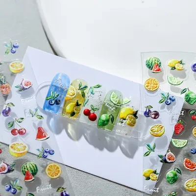 ネイルステッカー｜ネイルシール｜花柄・3D立体感・自宅でネイルサロンを楽しみ
