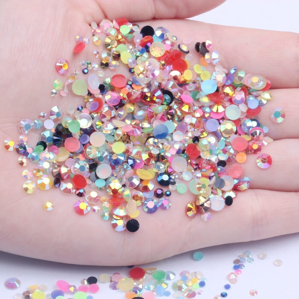 樹脂ドリル ゼリー カラフル ヘアクリップ ハンドステッカー ダイヤモンドピース クリーム グルー diy フラットレジン ネイルアートドリル|undefined