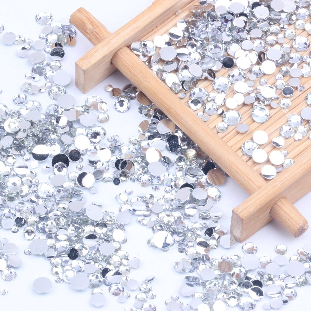 樹脂ドリル 2～8mm 29ゲージ ホワイトダイヤモンド14カット DIYネイルアート|undefined