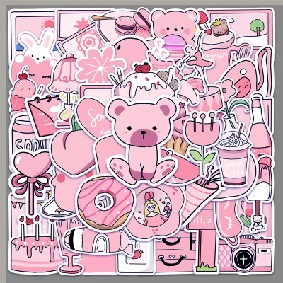 「50枚セット」 ステッカー丨 防水 汎用 個性 装飾 自動車 手帳 車 バイク携帯 ノート タブレット スマホケース  おしゃれ (約55～85mm/枚)