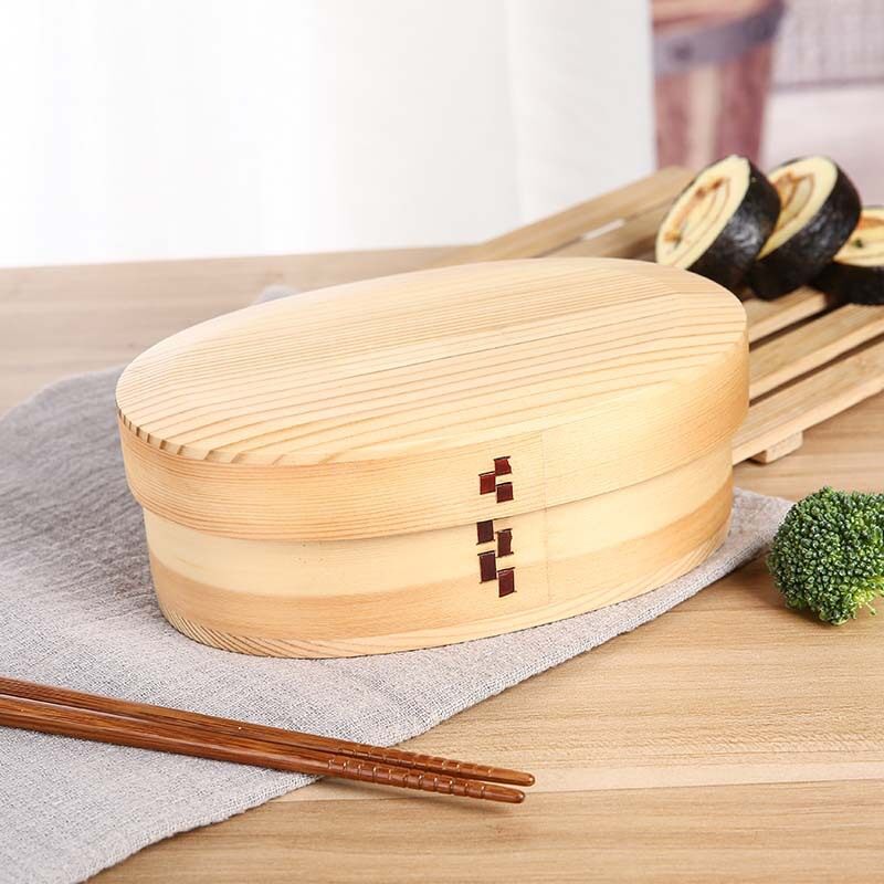 ランチボックスセット 小分け 寿司弁当箱 木製弁当箱 食品保存|undefined
