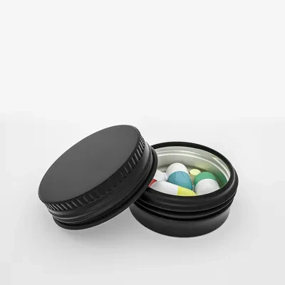 アルミ缶 クリームケース 小分け容器 詰め替え容器 小物用収納ボックス 小分けボトル化粧品 小分け 携帯用 アルミネジキャップ缶 空き缶