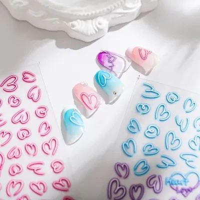 TENSOR NAIL ネイルステッカー｜ネイルシール｜花柄・3D立体感・自宅でネイルサロンを楽しみ
