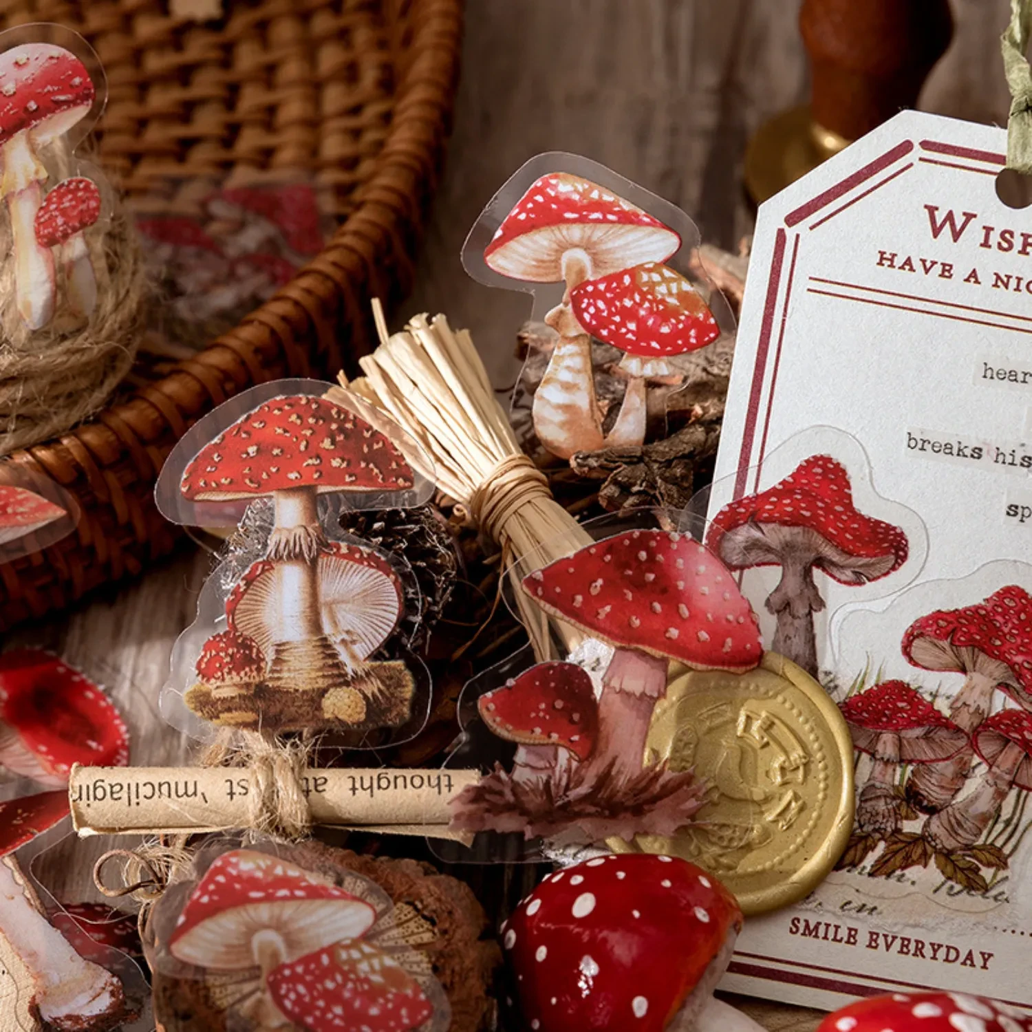 ⭐大量‼️ コラージュ素材まとめ売り②⭐ コラージュ素材｜INS風・おしゃれ・かわいい・PET・40枚セット