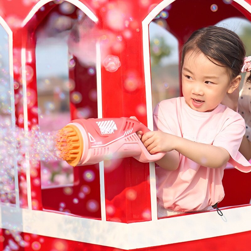 おもちゃ電動煙泡マシン｜自動ガトリン銃、子供用のハンドガン、子供用の小さな宝物！|undefined