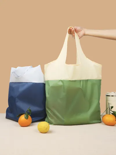 折りたたみ式エコバッグ！大容量で持ち運び便利、スーパーでの買い物やプレゼントに最適！