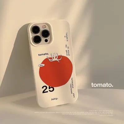 スマホケース丨「iPhone多機種対応」 おしゃれ 大人可愛い インスタ 人気 話題  耐衝撃 トマト