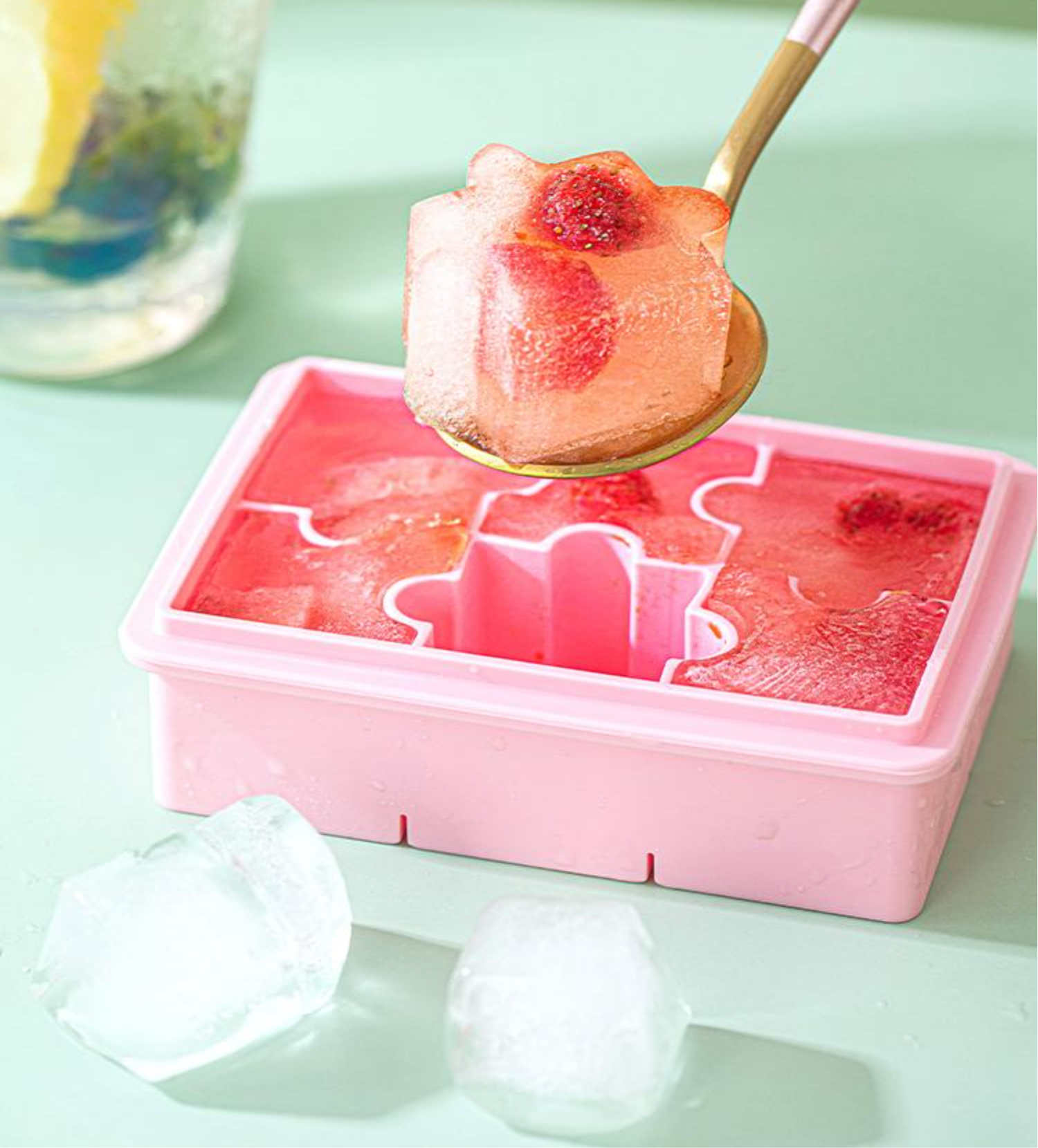 キノコ型シリコン製氷皿