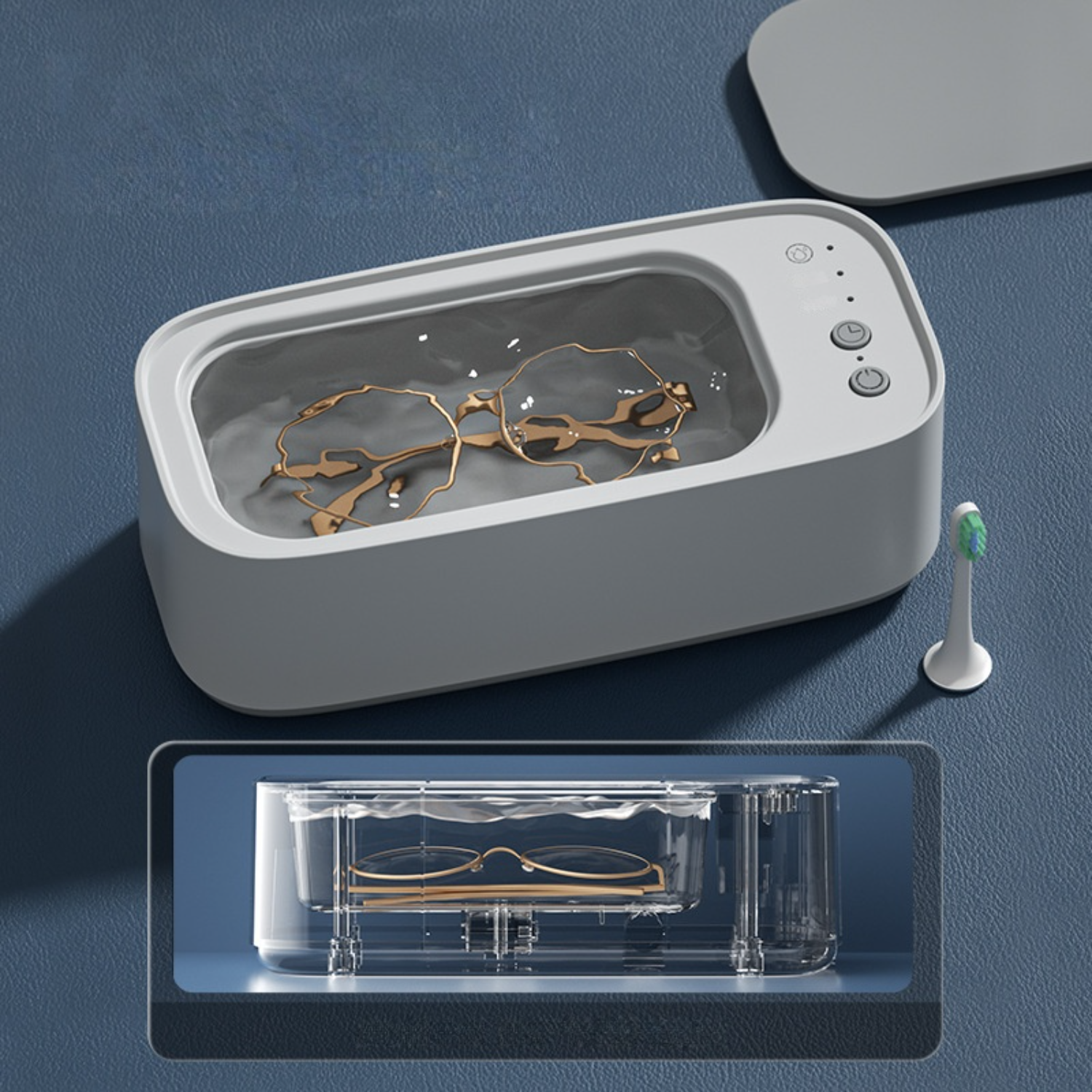 家庭用超音波洗浄器、750ml超音波洗浄機、ジュエリーウォッチグラスコインに最適 小型家用超音波洗浄機｜メガネ・入れ歯・シェーバー  マウスピース・貴金属・腕時計の洗浄もらくらく | 産業・研究開発用品 | 7sGood通販