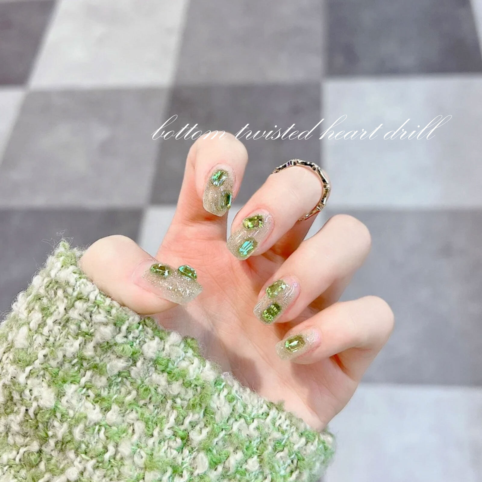 ネイルパーツ｜3D立体・ジュエリーパーツ・ネイルアート・スタッズパーツ・ネイルアクセサリーパーツ・ネイル装飾 ミックスカラー ネイルデコレーション DIY 素材|undefined