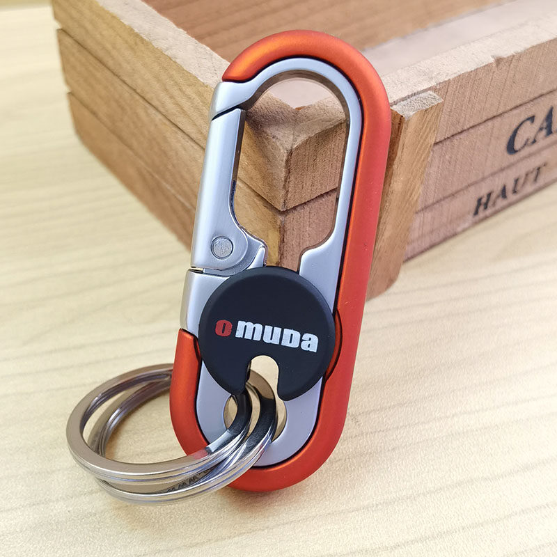 キーホルダー　クリップ　亜鉛合金の紛失防止キーチェーン　クイックリリース　キーチェーン　カラビナ