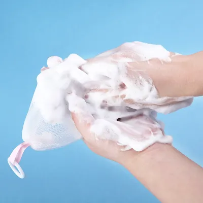 泡立てネット｜小さくなった固形石鹸を効率よく使う一番の方法！節約グッズ