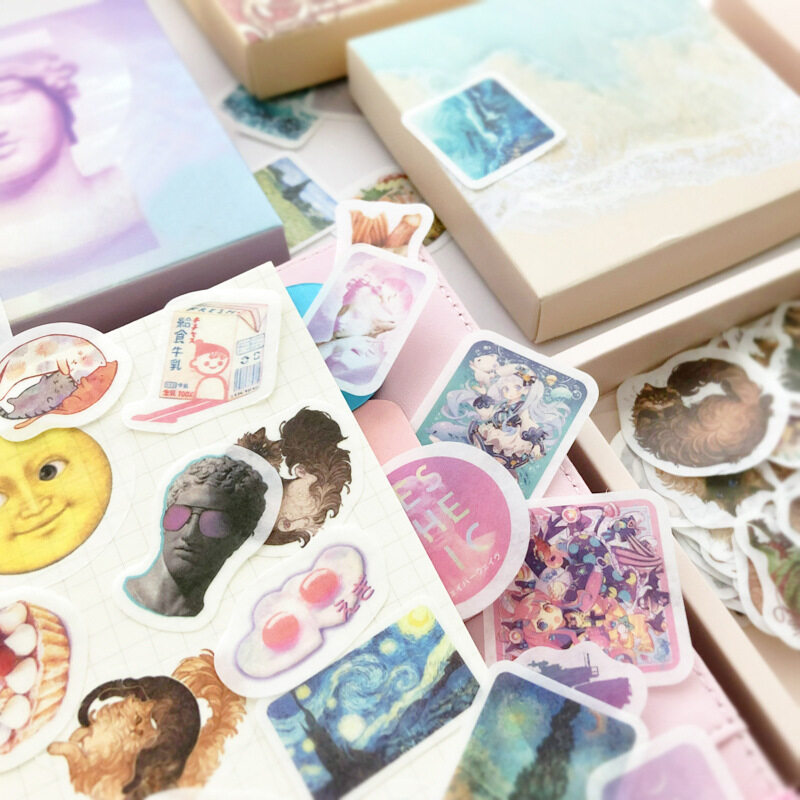 押し絵｜二次元・一枚で2-5cm*200枚入れ・INS風・おしゃれ・かわいい・手帳素材・コラージュ・文房具・雰囲気
|undefined