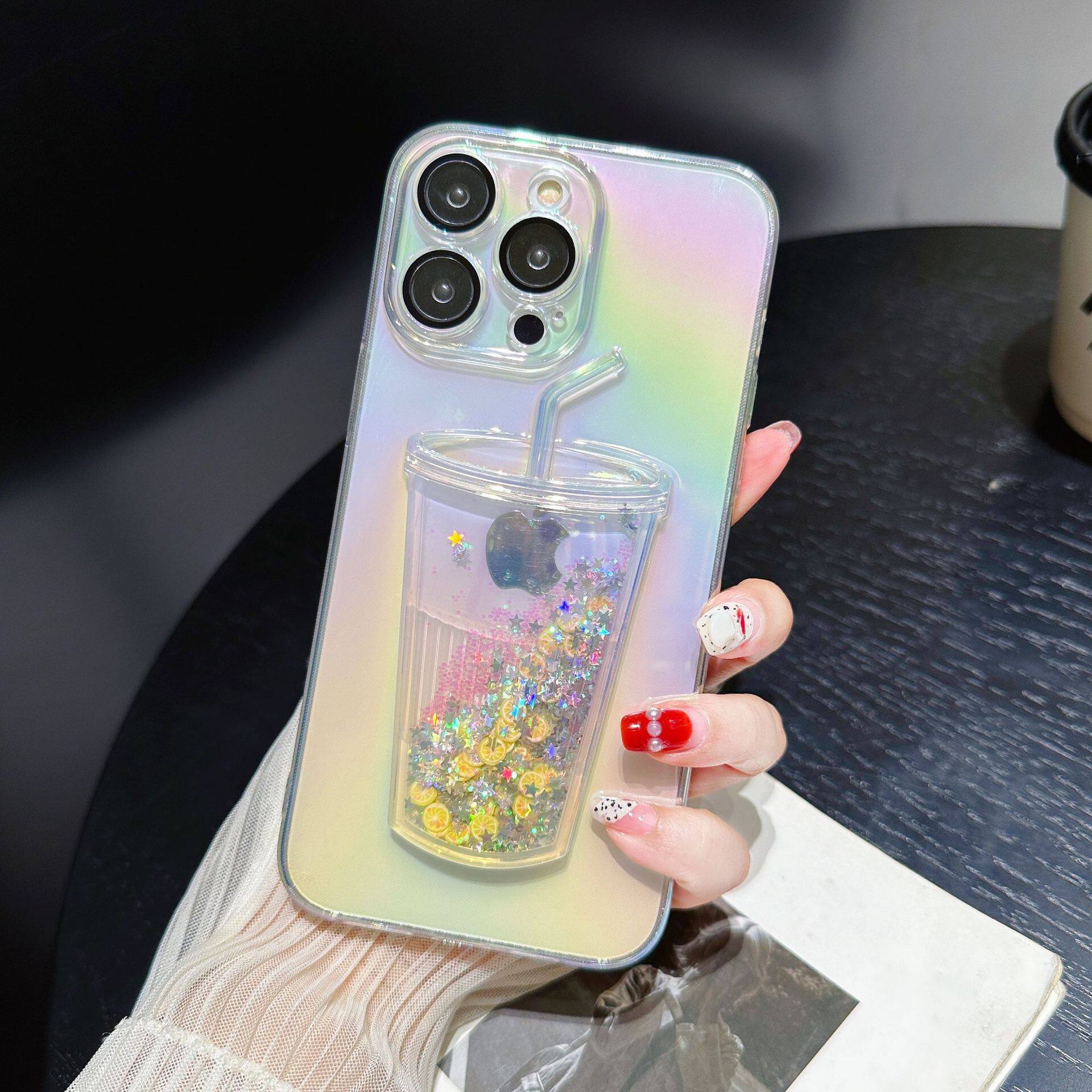 iPhoneスマホケース｜キラキラな流砂がケースの中に流れています|undefined