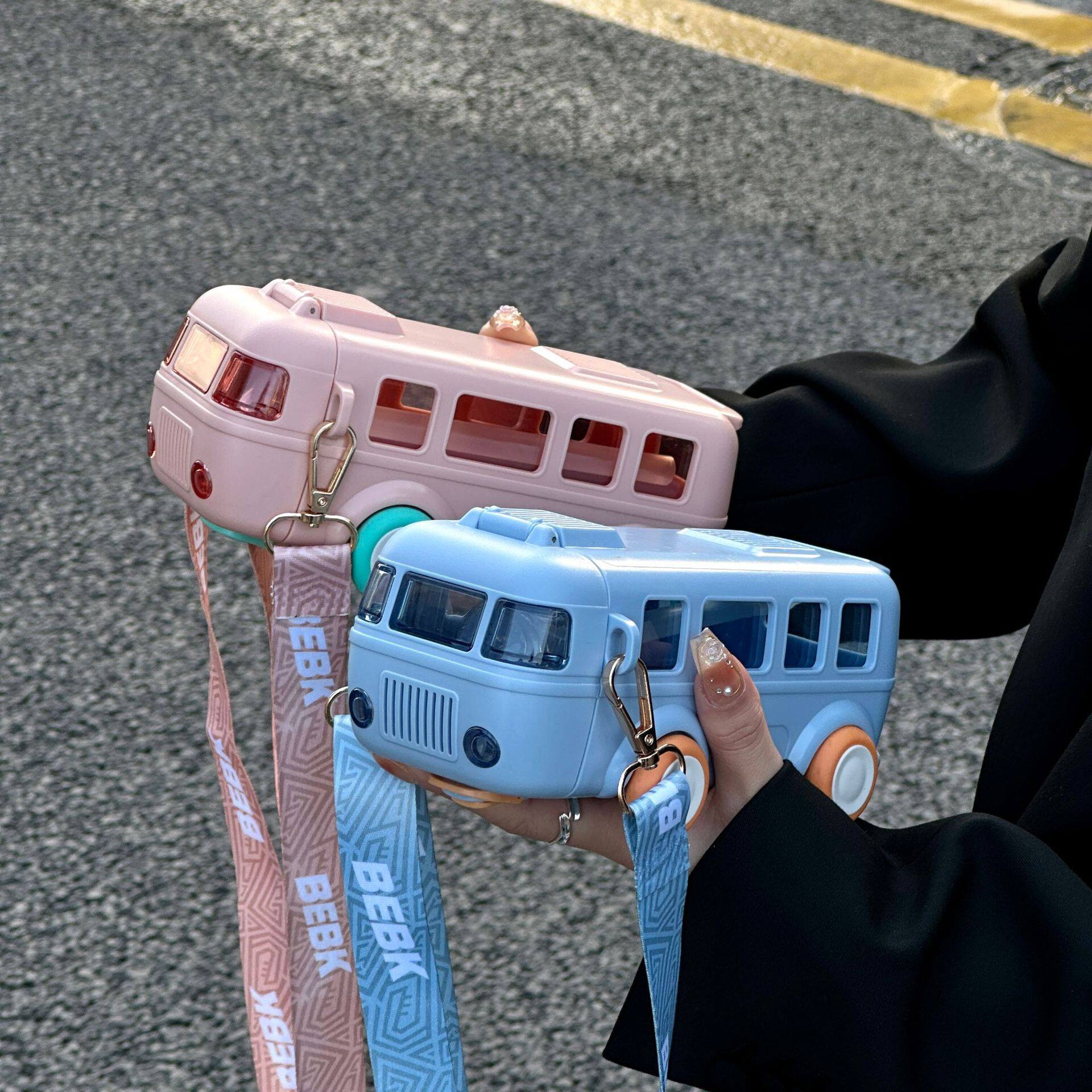 水筒｜ストロー付き・水筒・500ml ・BPAフリー・小型車・子供用|undefined